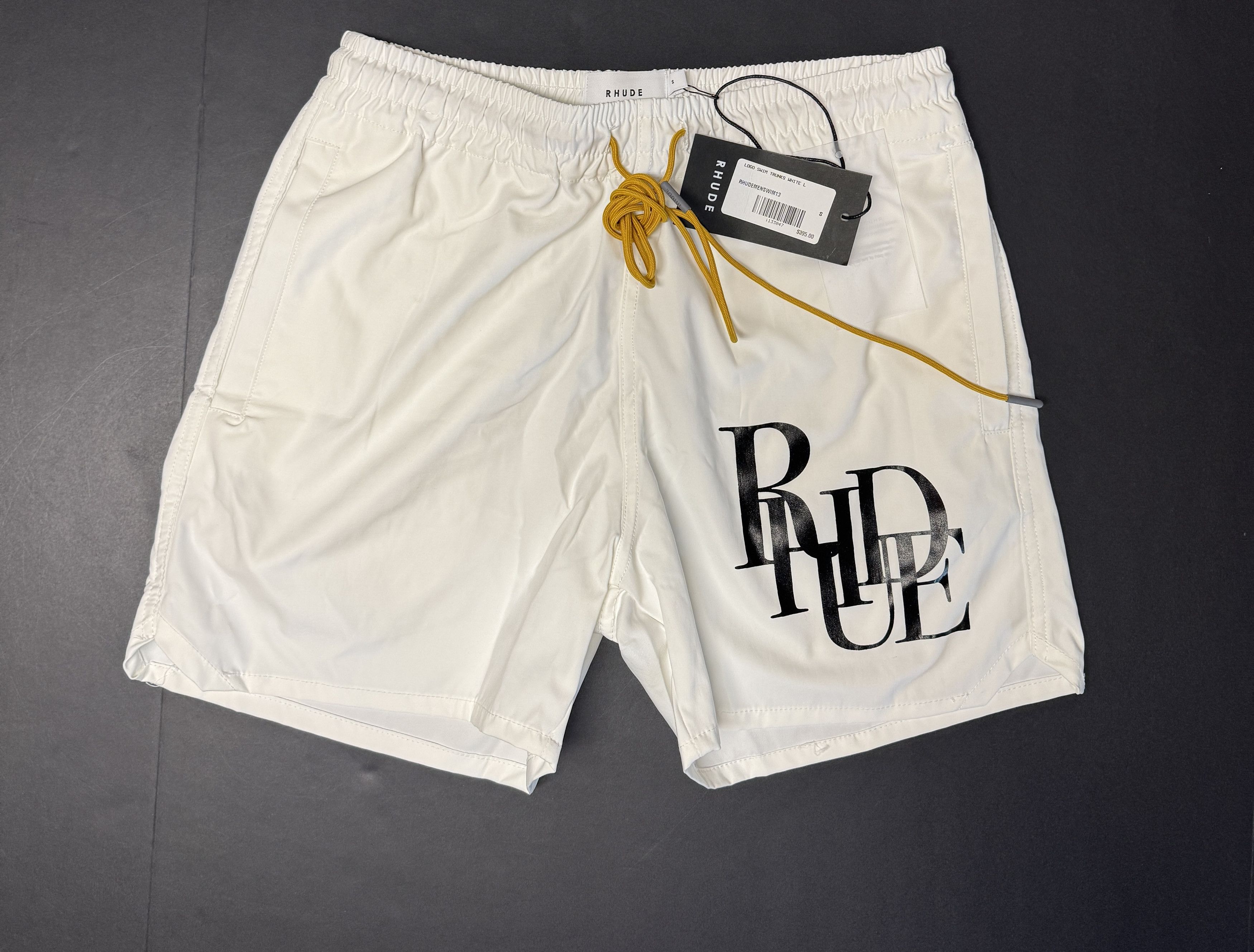 Rhude Rhude Scramble Logo Trunks White Size US 28 / EU 44 - 1 Thumbnail