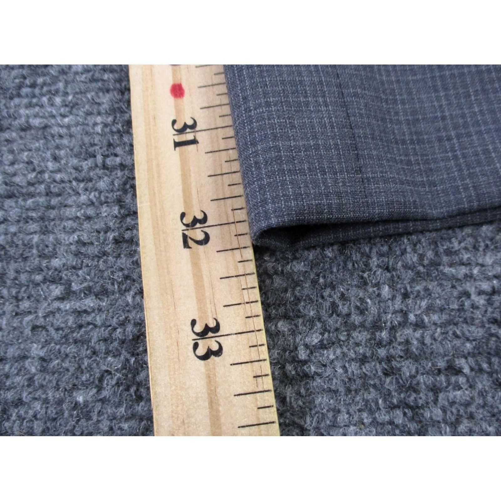 John Varvatos John Varvatos Pants Men 38 X 31 Gray Wool Tailored Dress Business Suit Pants Size 34R - 4 Thumbnail