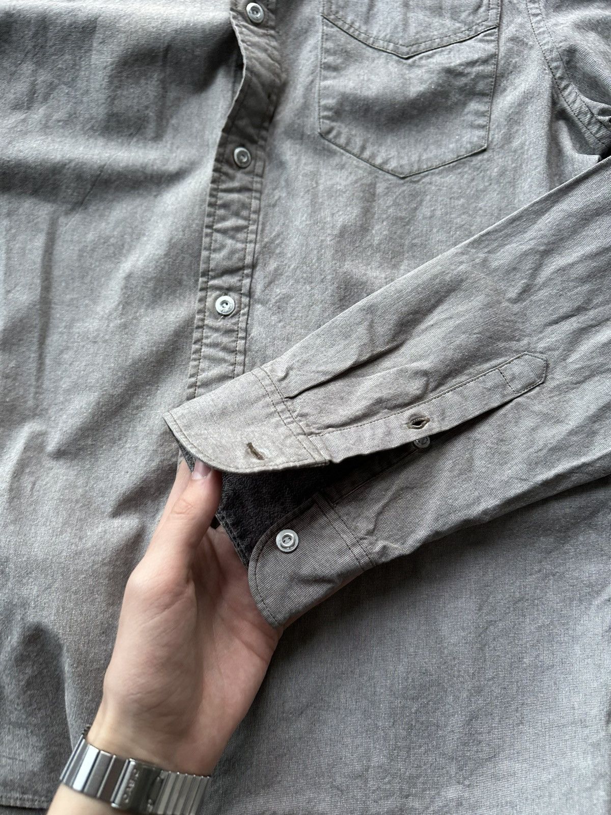 Allsaints 🚨Allsaints shirt overshot fade size medium painted Size US M / EU 48-50 / 2 - 7 Thumbnail