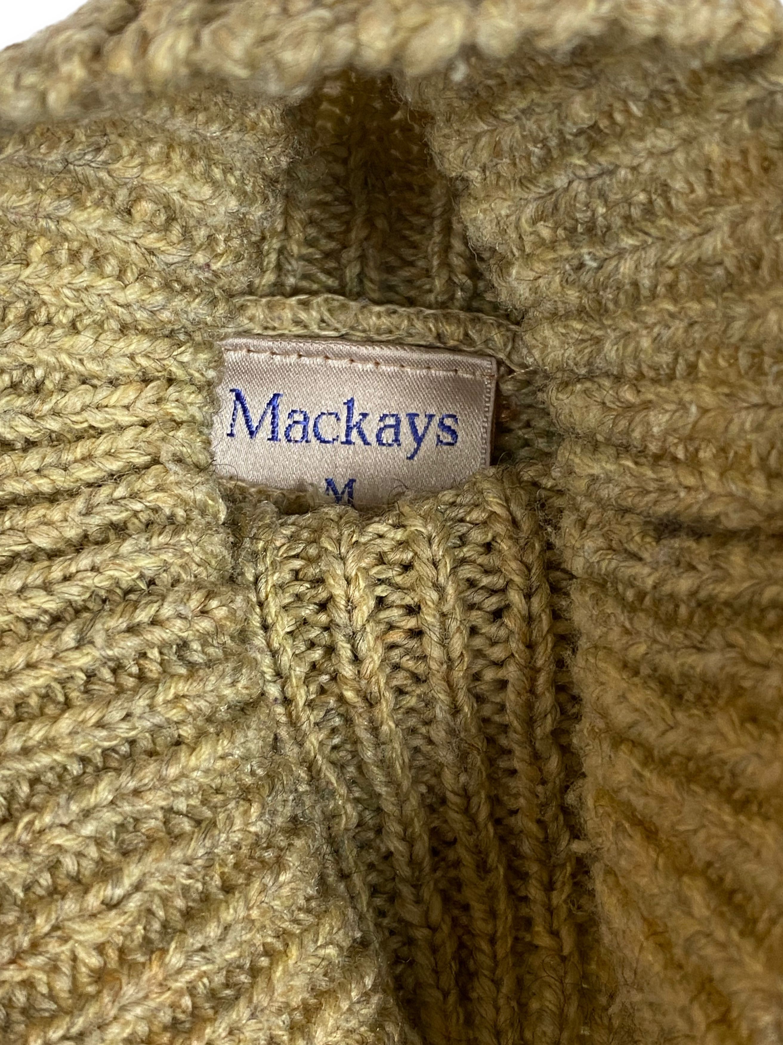 Vintage 90s Vintage MACKAYS Striped Thicc Heavy Striped Sweater M624 Size US M / EU 48-50 / 2 - 5 Thumbnail