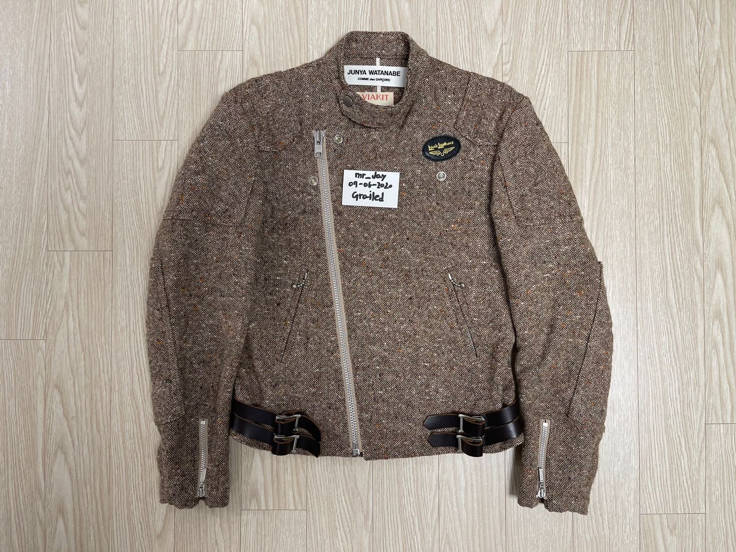 Comme des Garcons × Junya Watanabe × Lewis Leathers Lewis Leathers x JUNYA WATANABE Riders Jacket Size S / US 4 / IT 40 - 8 Thumbnail