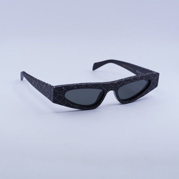 Gucci Gucci GG1779S 010 Sunglasses Black with Metal Stud Detail Size ONE SIZE - 4 Thumbnail