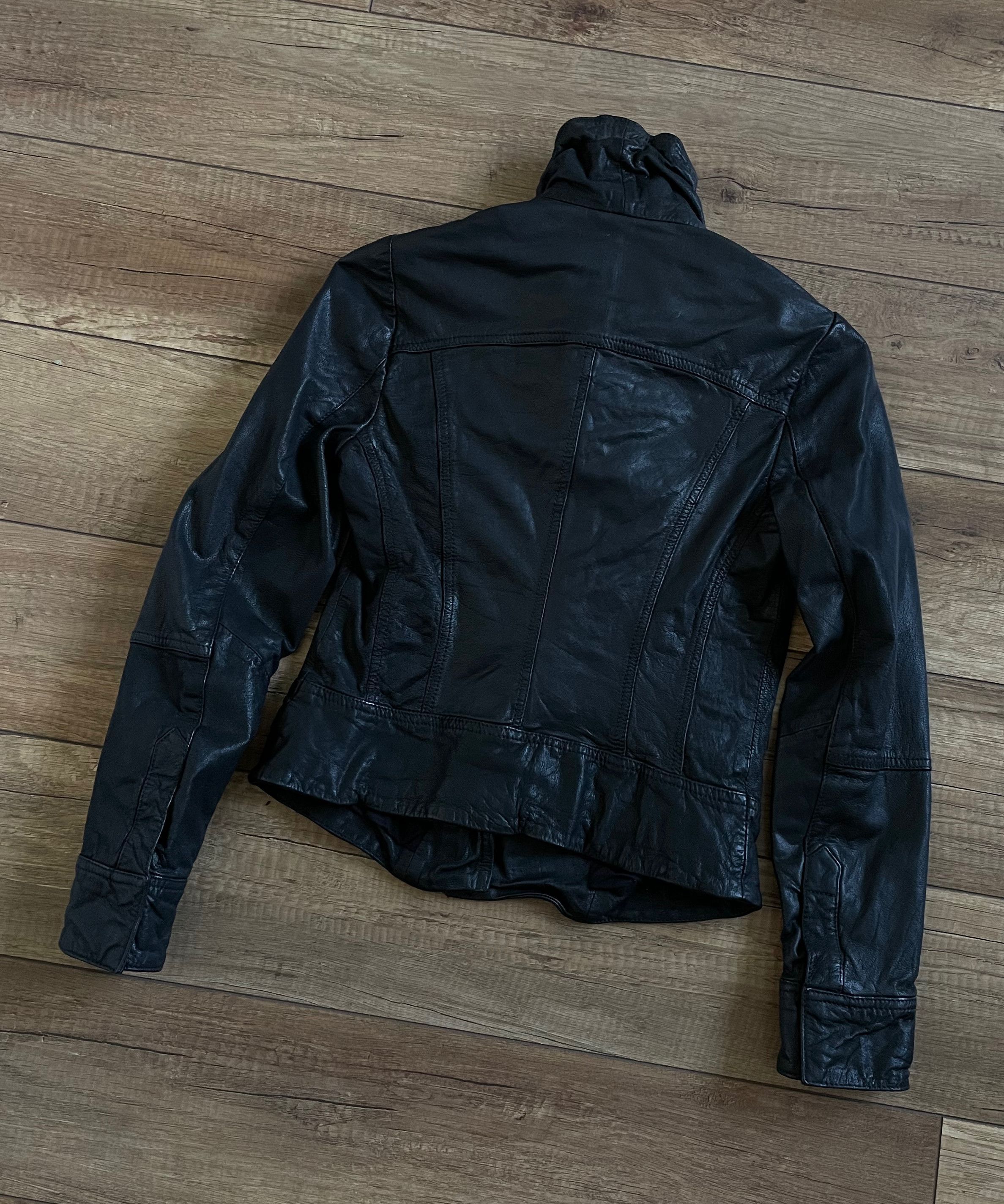 Allsaints AllSaints Black Belvedere Leather B 3 Bomber Style Jacket Size S / US 4 / IT 40 - 9 Thumbnail
