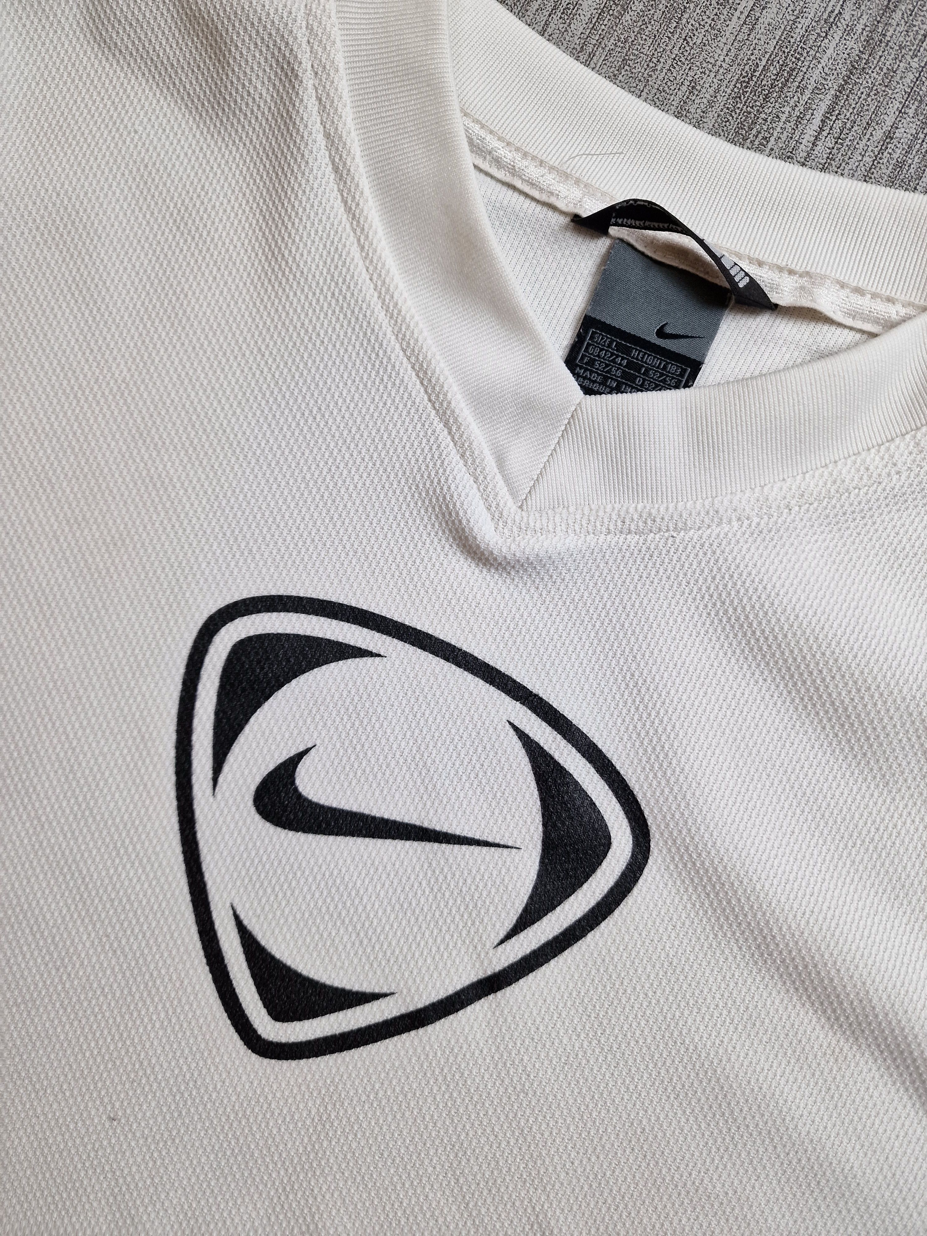 Nike × Vintage 90s Nike Swoosh Vintage Y2K Retro Tee T-Shirt Size US L / EU 52-54 / 3 - 4 Thumbnail