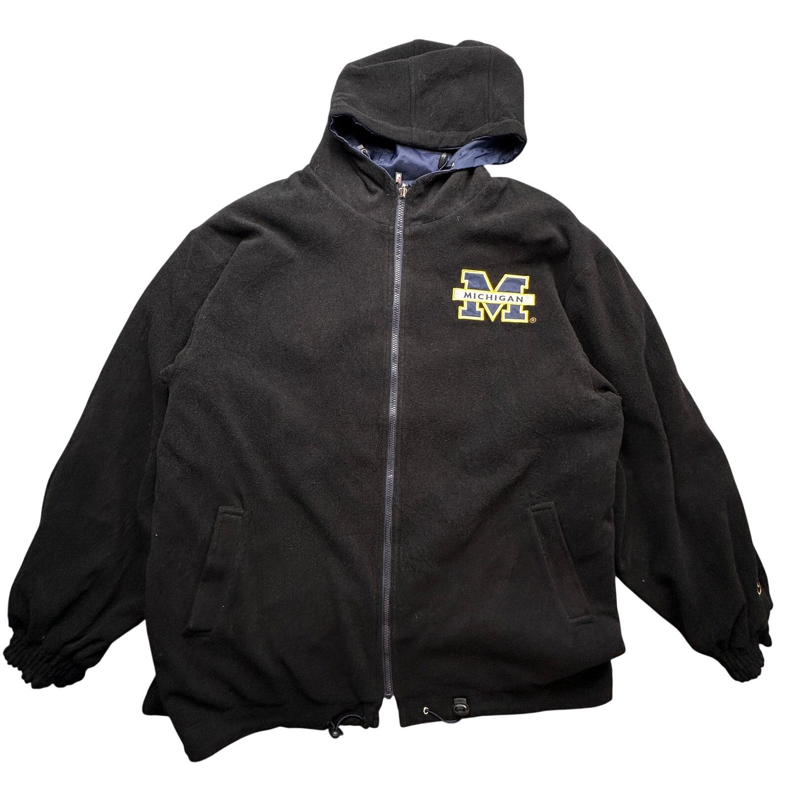 Colosseum Athletics VTG Colosseum Michigan Wolverines Reversible Jacket Mens XL Size US XL / EU 56 / 4 - 2 Thumbnail