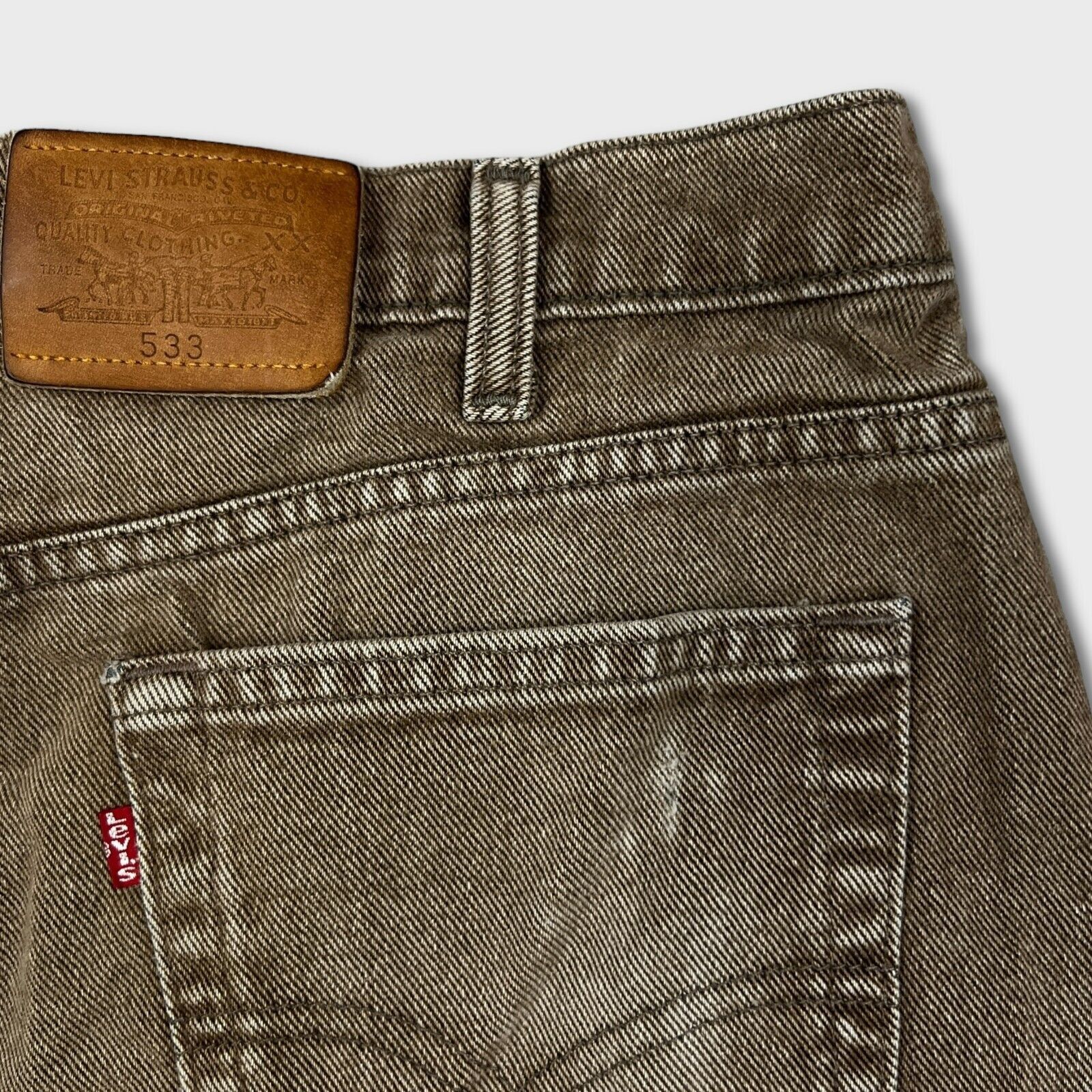 Levi's × Vintage Vintage 90s Levi's 533 Jeans 37x31 Relaxed Fit Denim Pant Size US 37 - 6 Thumbnail