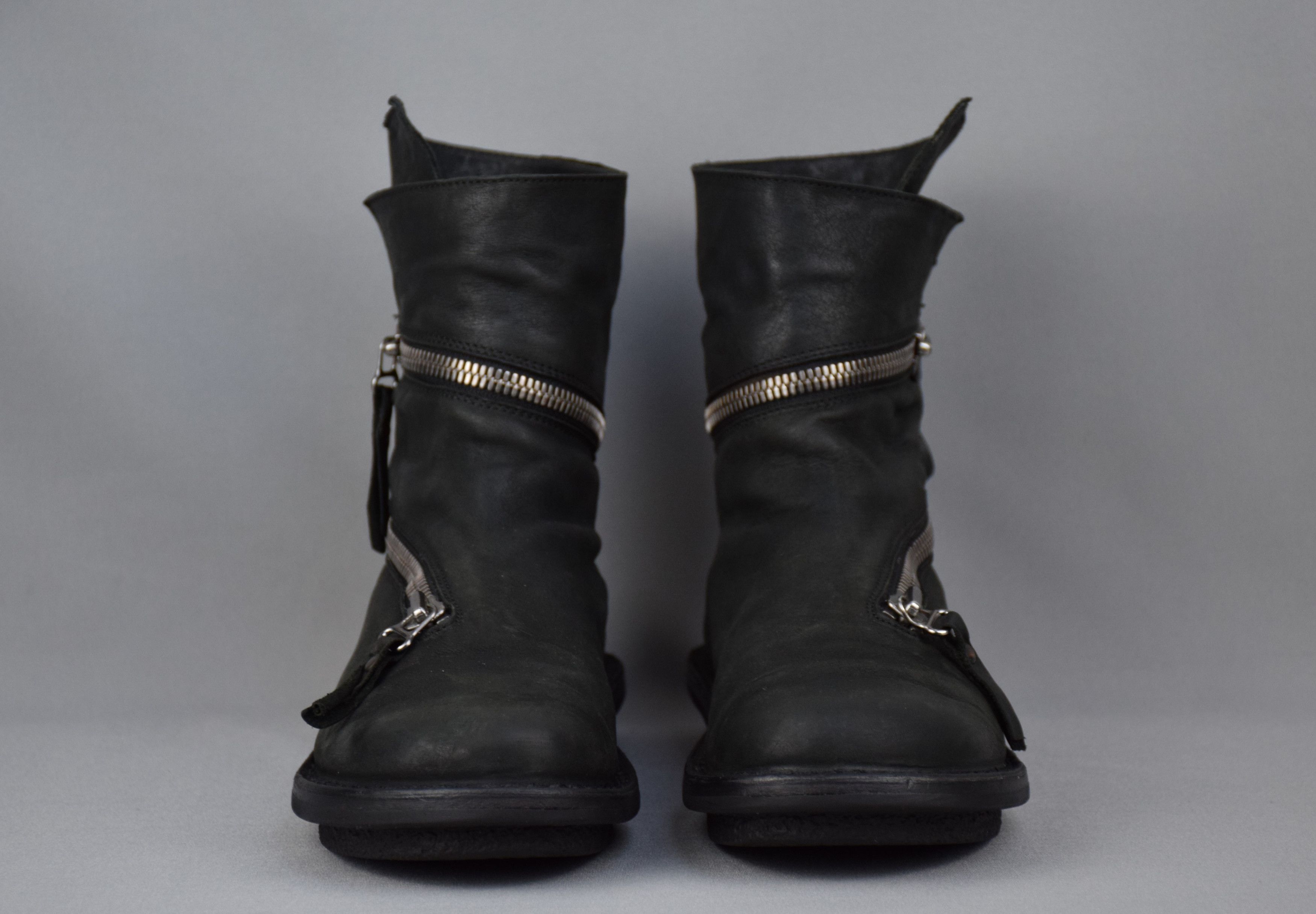 Designer × Trippen Trippen Helix f Women's Black Zip Boots US 8 UK 6 EU 39 Size US 8 / IT 38 - 3 Thumbnail