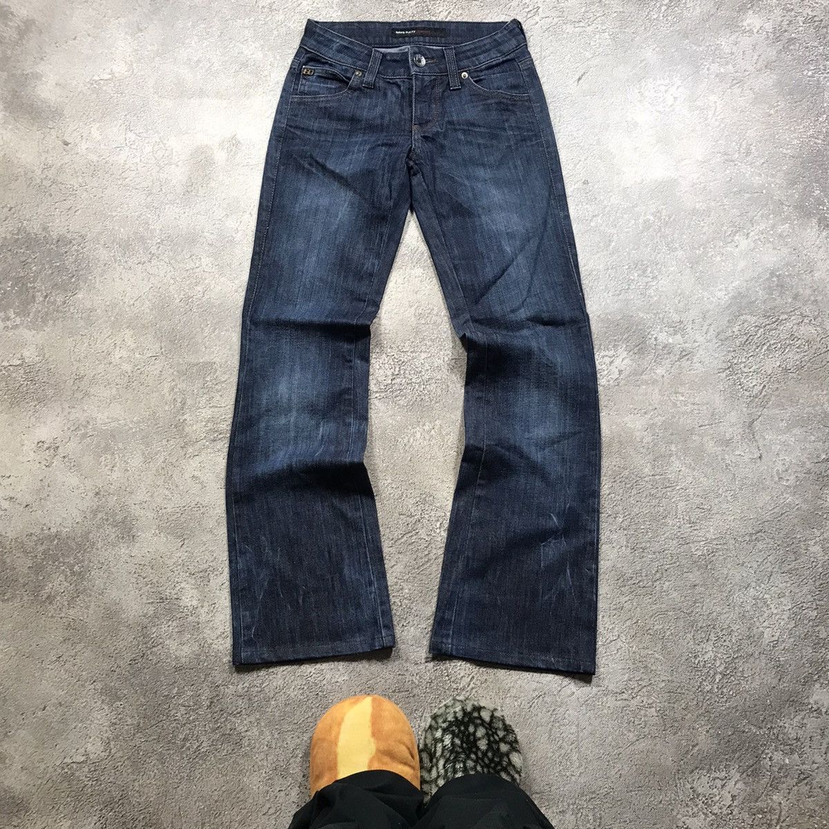 Vintage Vintage Y2K Miss Sixty Distressed Flared Jeans Low Rise 28 Size 28" / US 6 / IT 42 - 2 Thumbnail