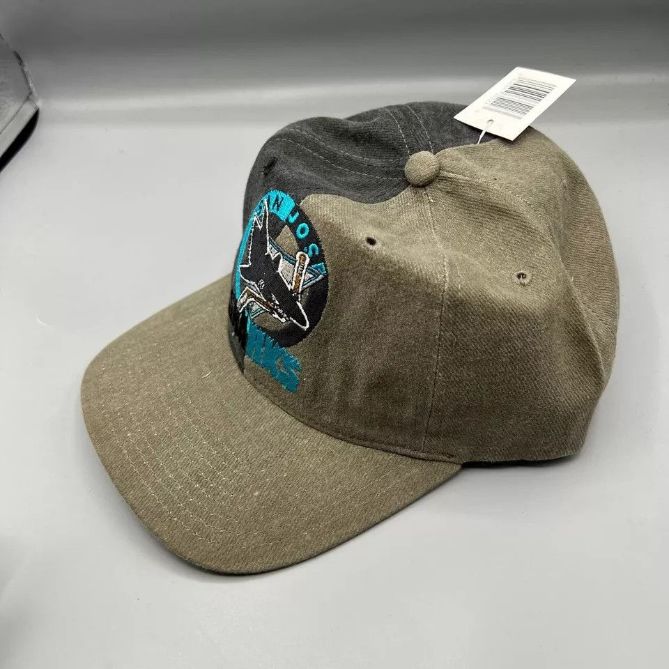 Twins Enterprise Inc. Vintage San Jose Sharks NHL Hat Strapback Cap New Men Size ONE SIZE - 2 Thumbnail