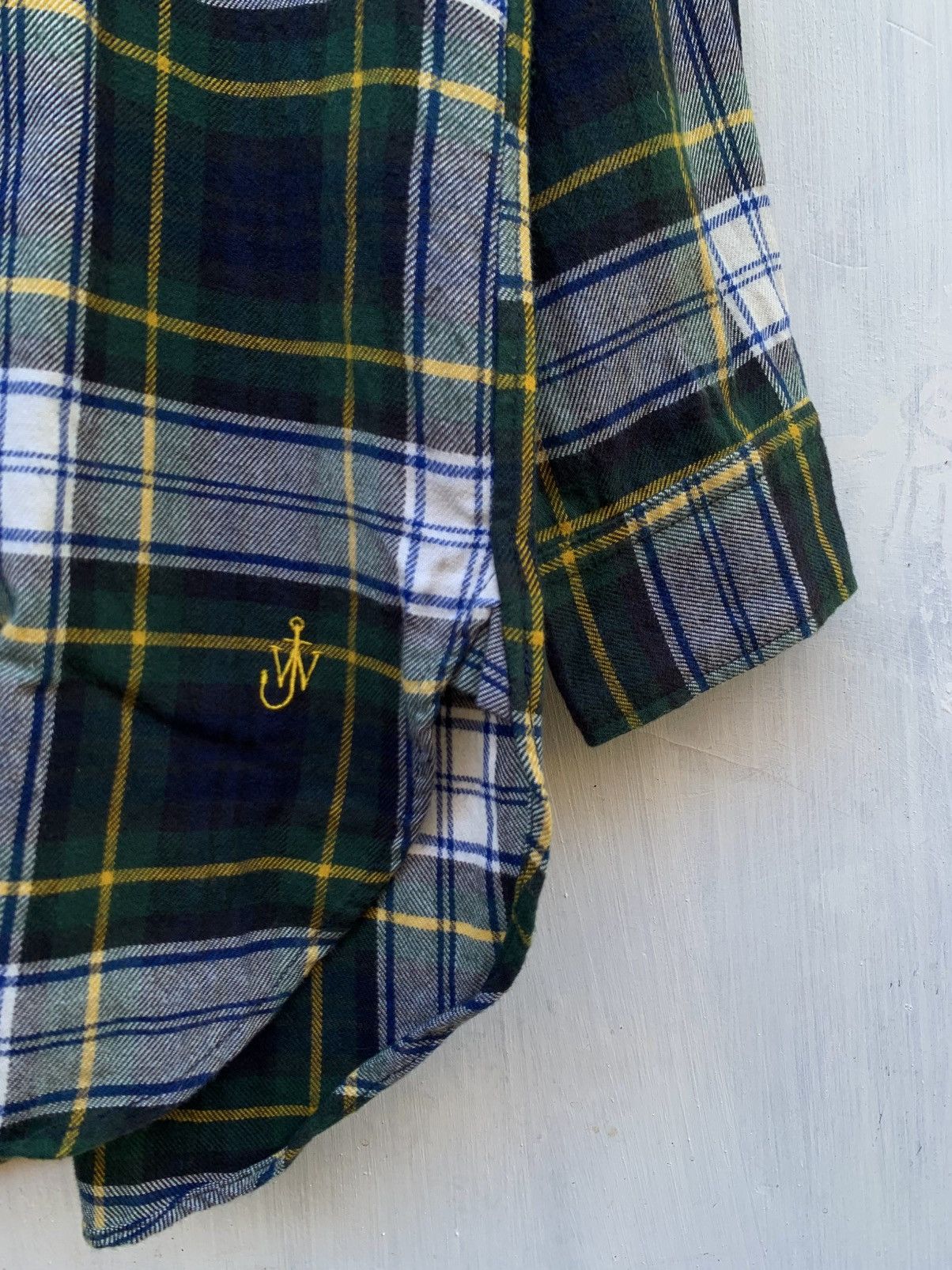 Flannel × JW Anderson × Uniqlo Uniqlo x Jw Anderson half button plaid flannel shirt Size US M / EU 48-50 / 2 - 3 Thumbnail