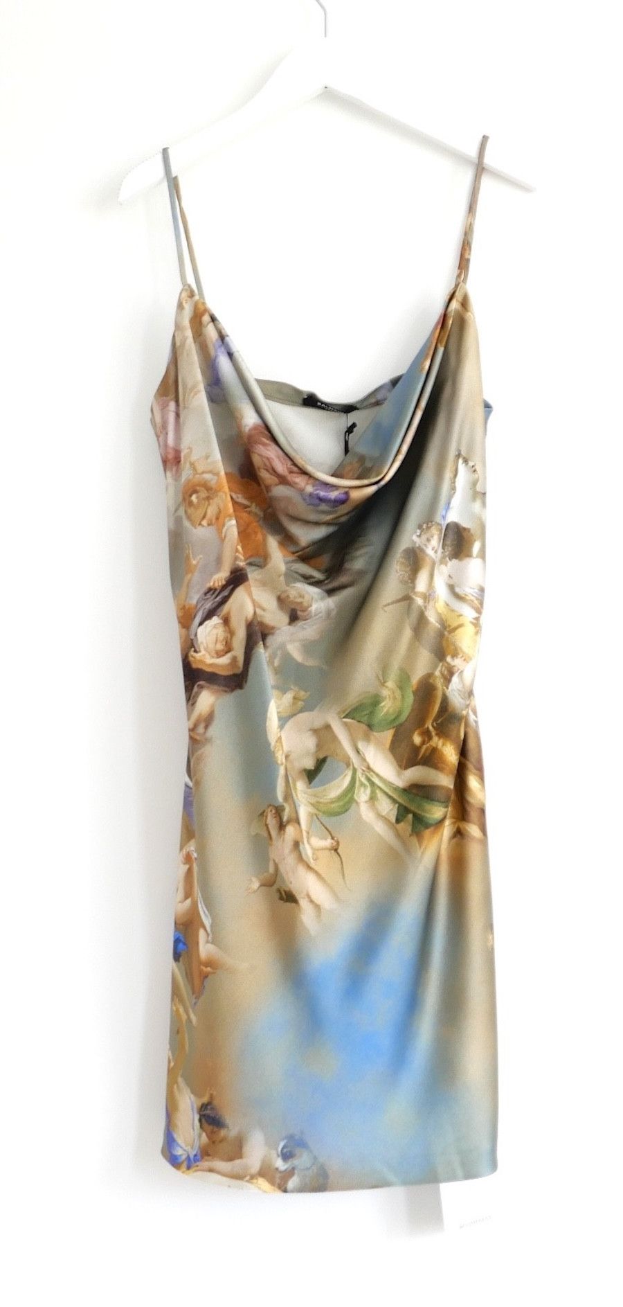 Balmain Balmain Sky Print Satin Mini Dress £1950 NWT FR42/UK14 Size M / US 6-8 / IT 42-44 - 1 Thumbnail