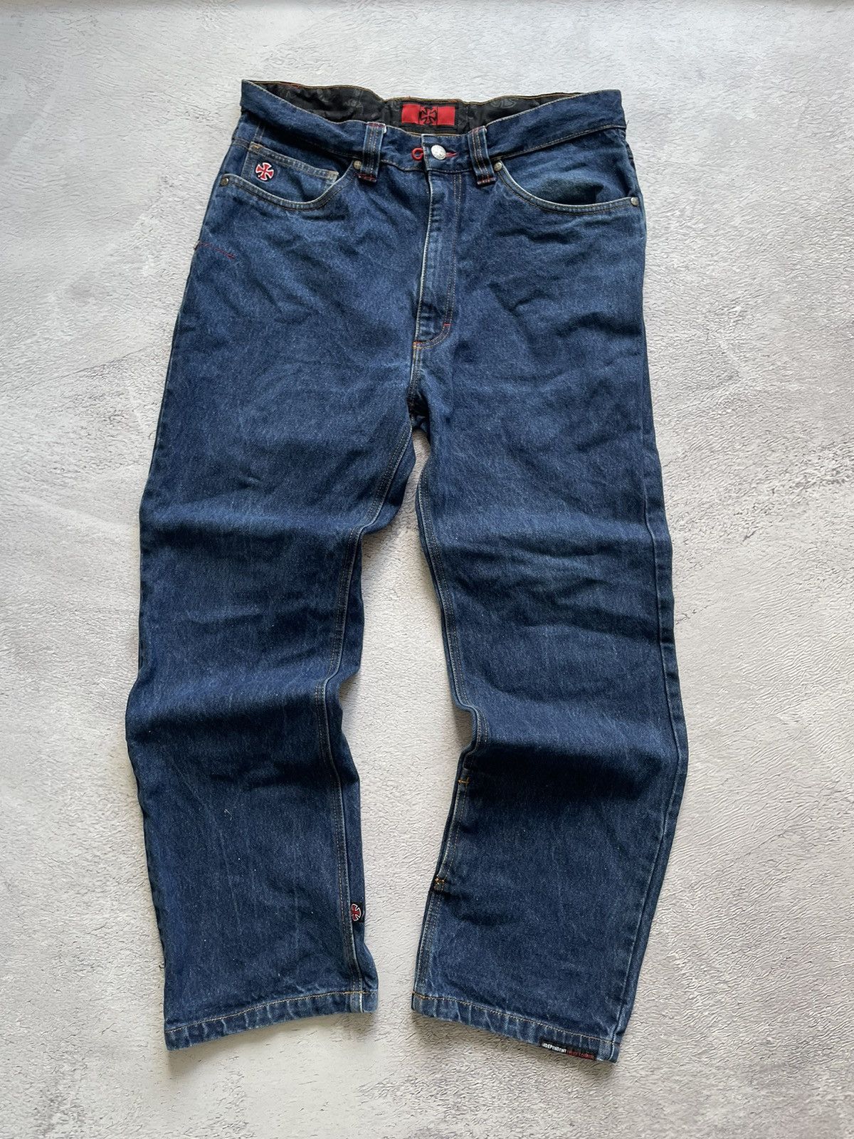 Independent Truck Co. VINTAGE! Independent Truck Company Denim Jeans Logo Size US 34 / EU 50 - 8 Thumbnail