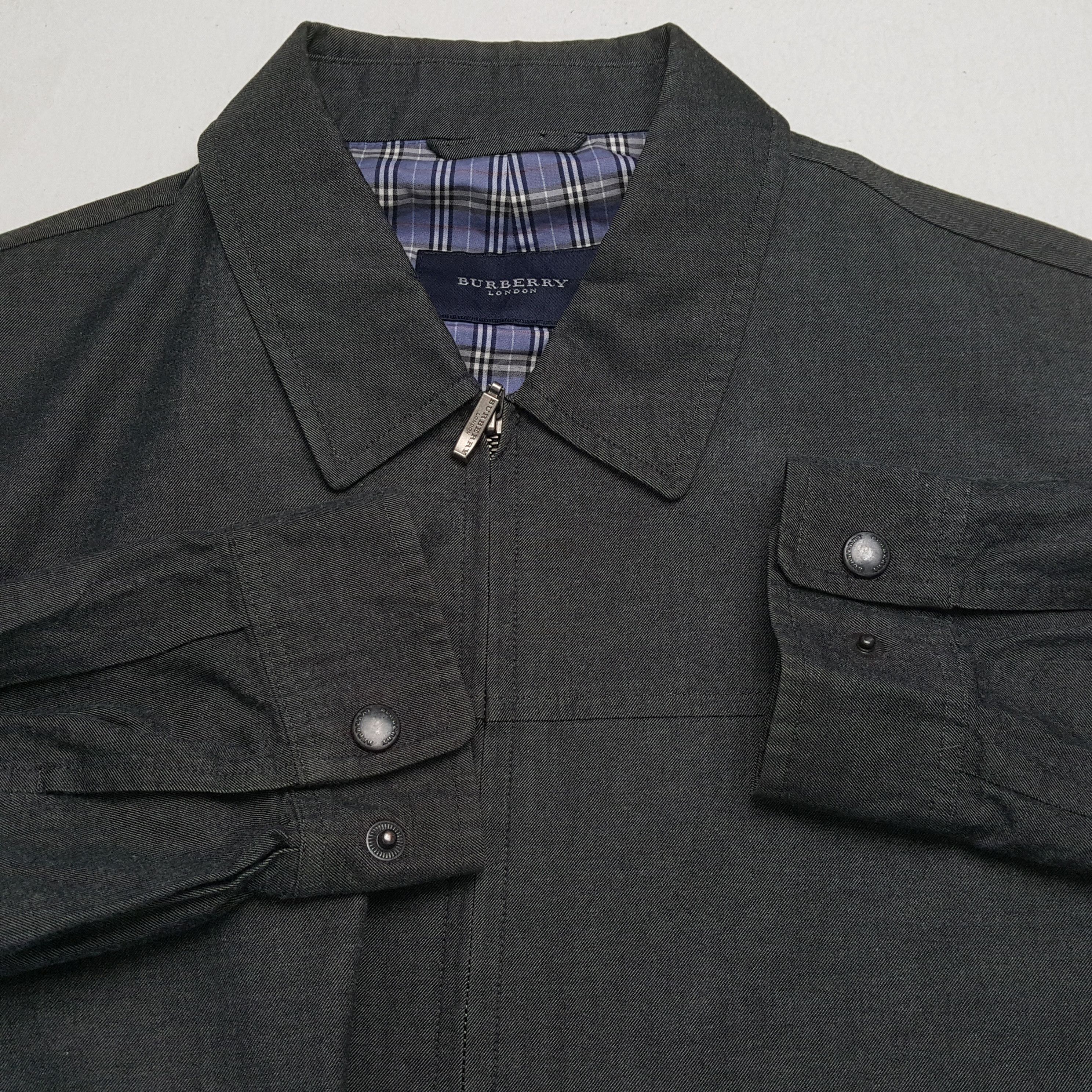 Burberry × Vintage BURBERRY LONDON Fashion Style Custom Art Jacket Size US L / EU 52-54 / 3 - 9 Thumbnail