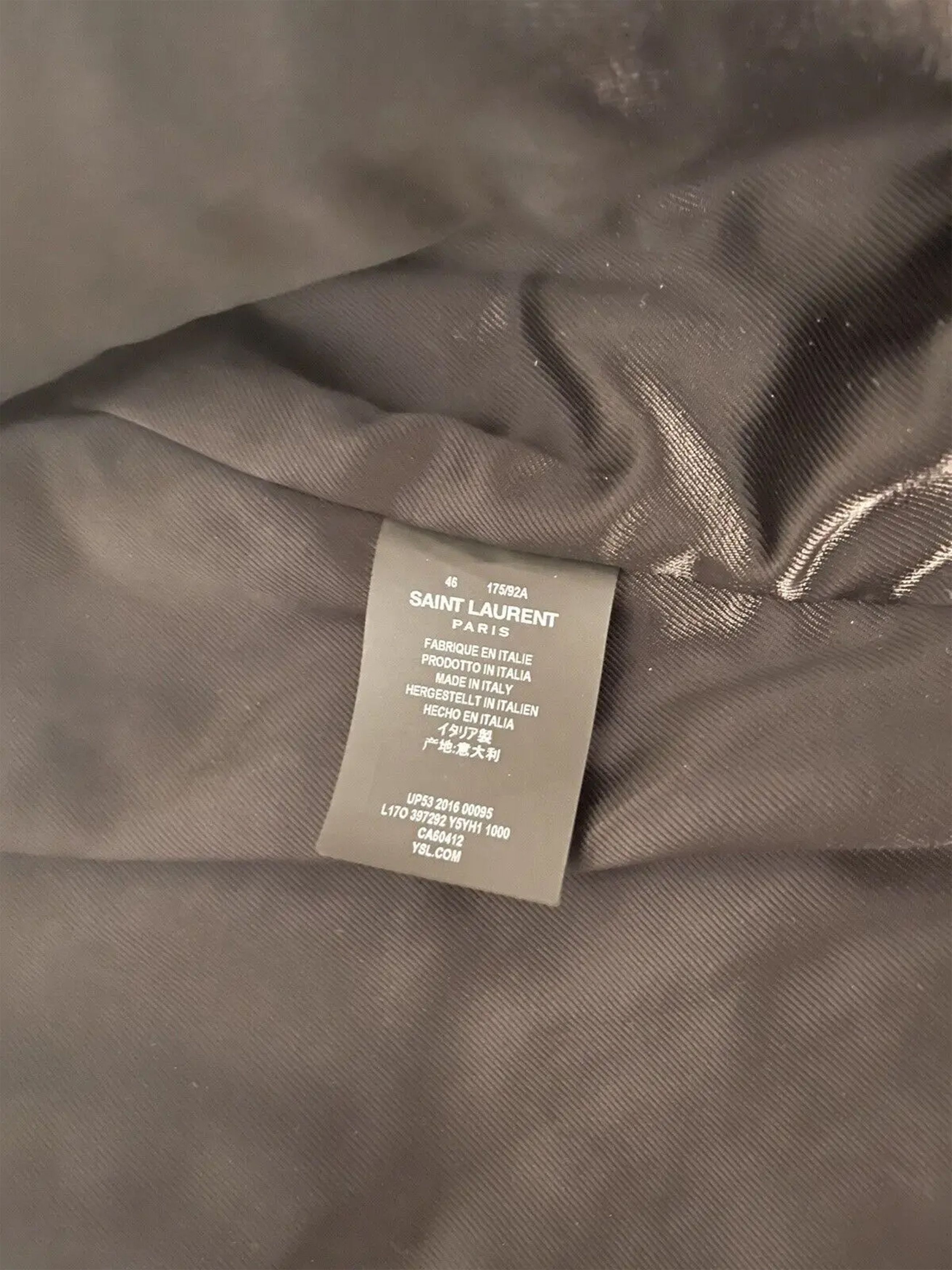 Saint Laurent Paris Saint Laurent L17 Leather Jacket Oiled Calf Size US S / EU 44-46 / 1 - 6 Thumbnail