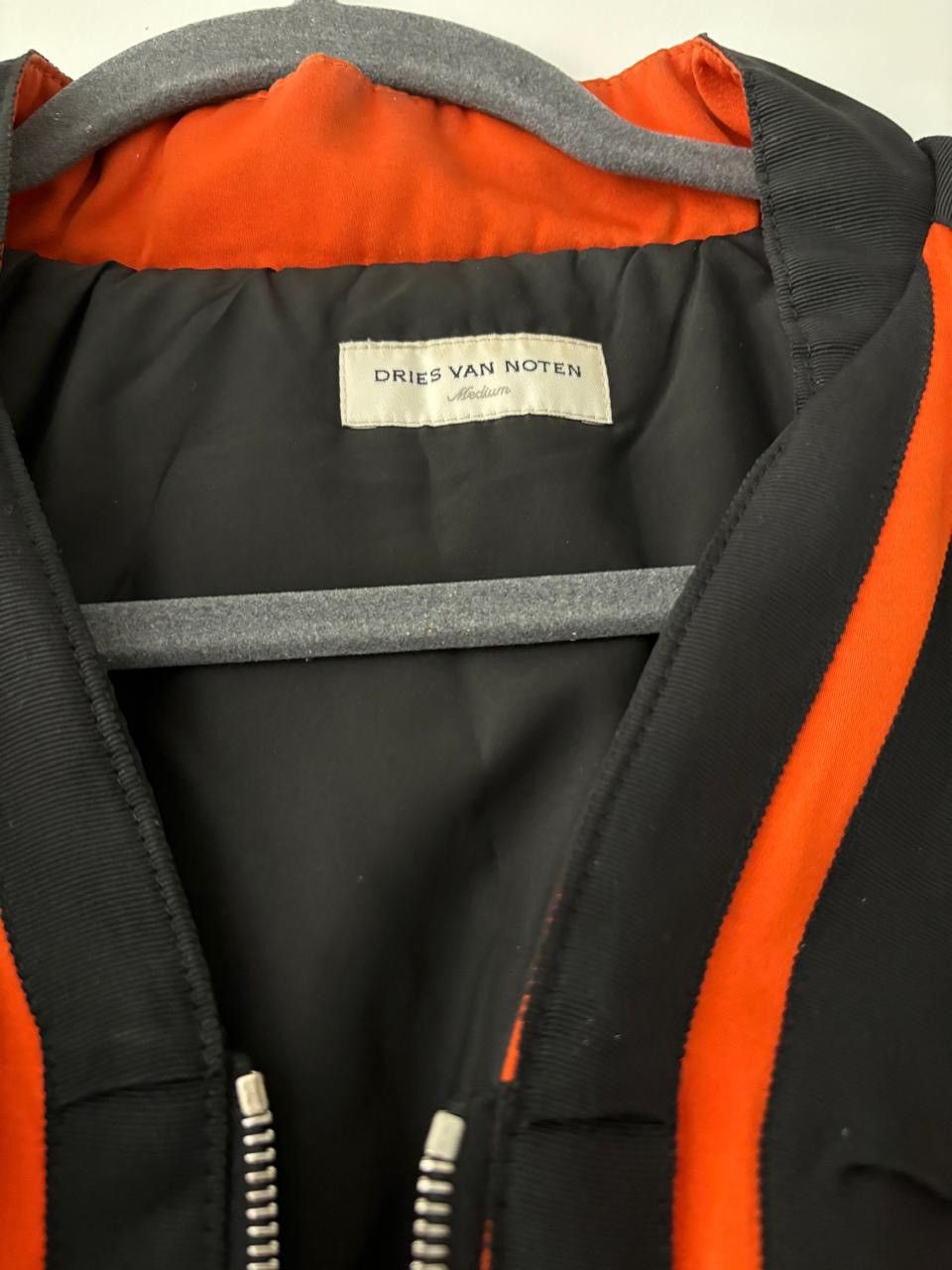 Dries Van Noten Dries Van Noten Orange Back Zip Bomber Size US M / EU 48-50 / 2 - 3 Thumbnail
