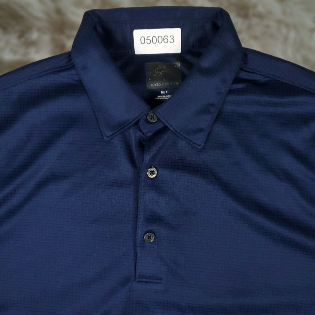 Vintage Greg Norman Polo Shirt Mens Medium Blue Shark Casual Golf Short Sleeve Size US M / EU 48-50 / 2 - 1 Thumbnail