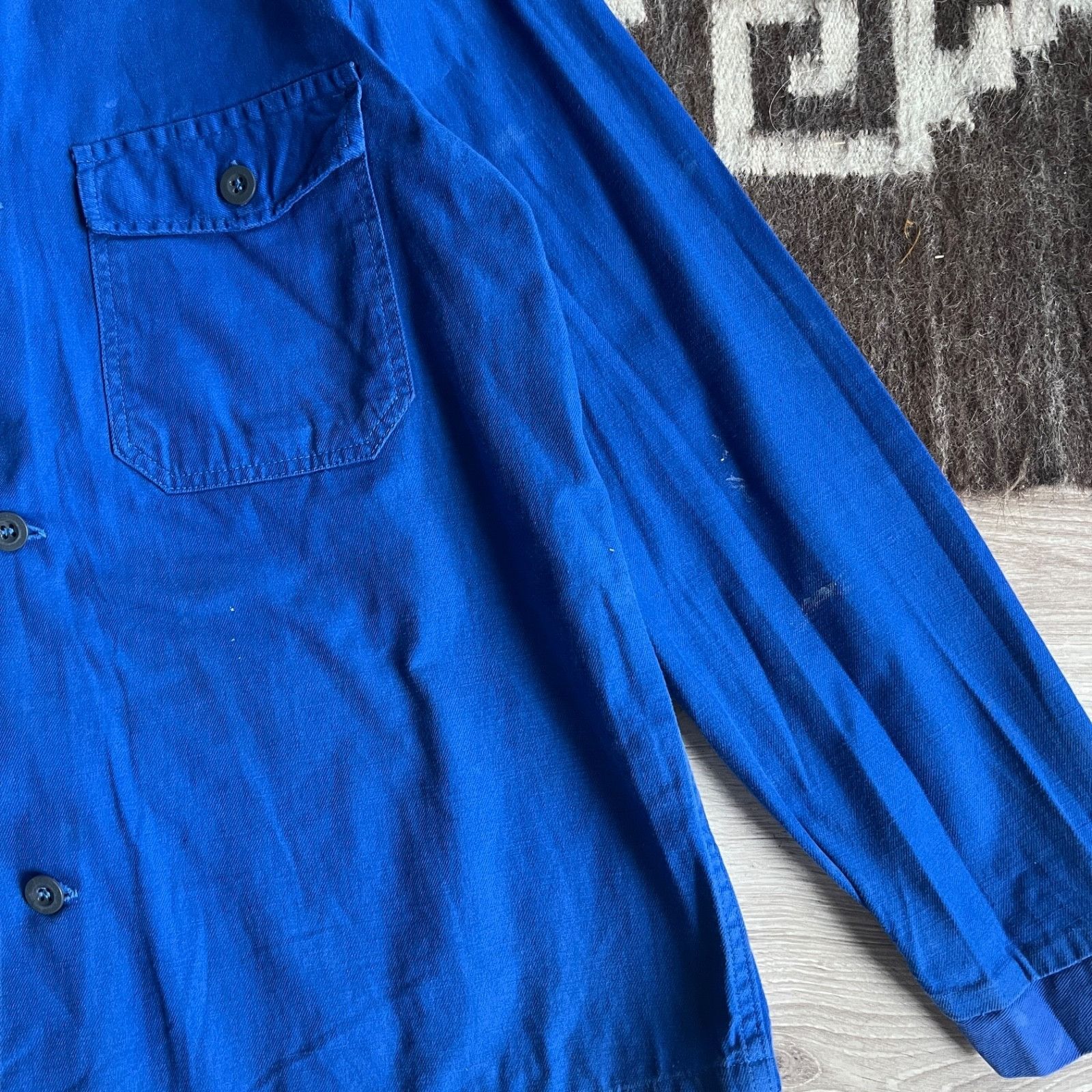 Vintage Vintage French Workwear Sanfor Chore Jacket 9757AC Size US M / EU 48-50 / 2 - 8 Thumbnail