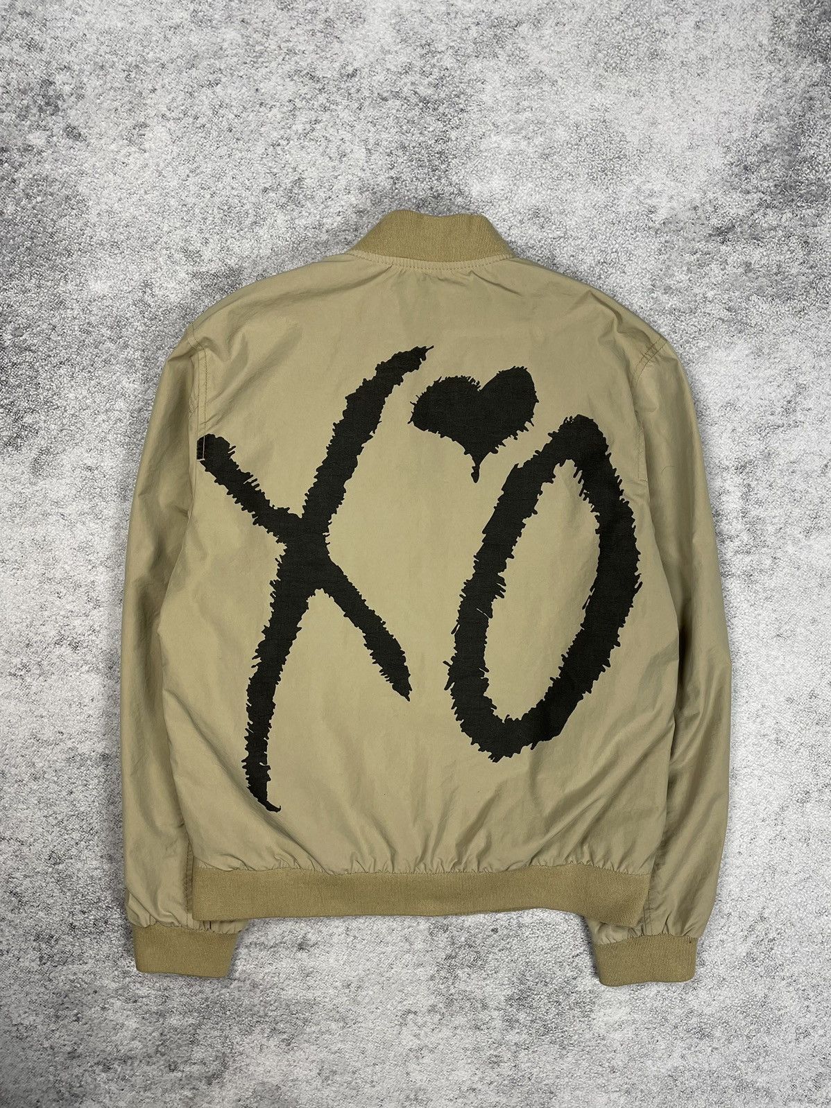 H&M Mens THE WEEKND H&M XO Bomber Jacket Big Logo Size US S / EU 44-46 / 1 - 1 Thumbnail