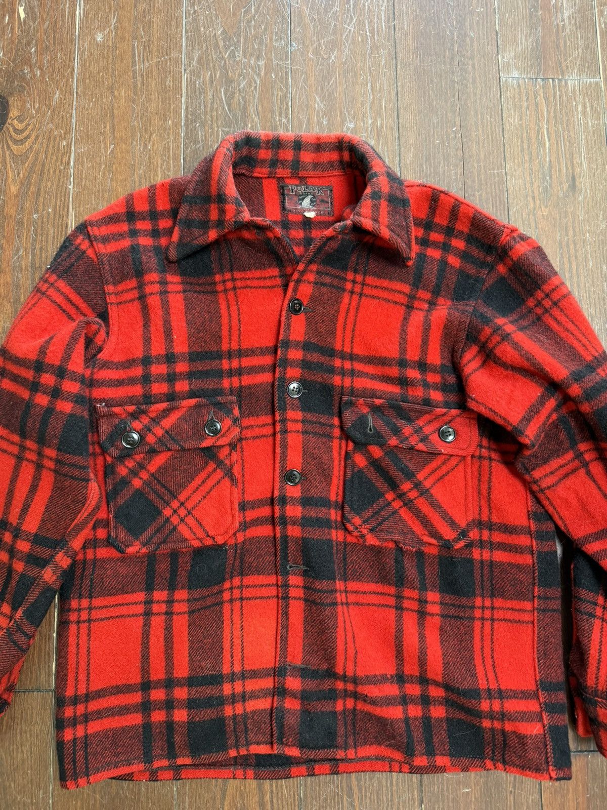 Vintage Vintage Wool Shirt Jacket Size US M / EU 48-50 / 2 - 3 Thumbnail