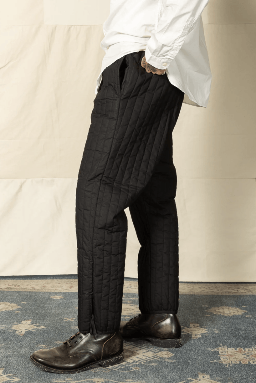 Other Black Sign Oiled Quilting Athletic Pants Size US 34 / EU 50 - 1 Thumbnail