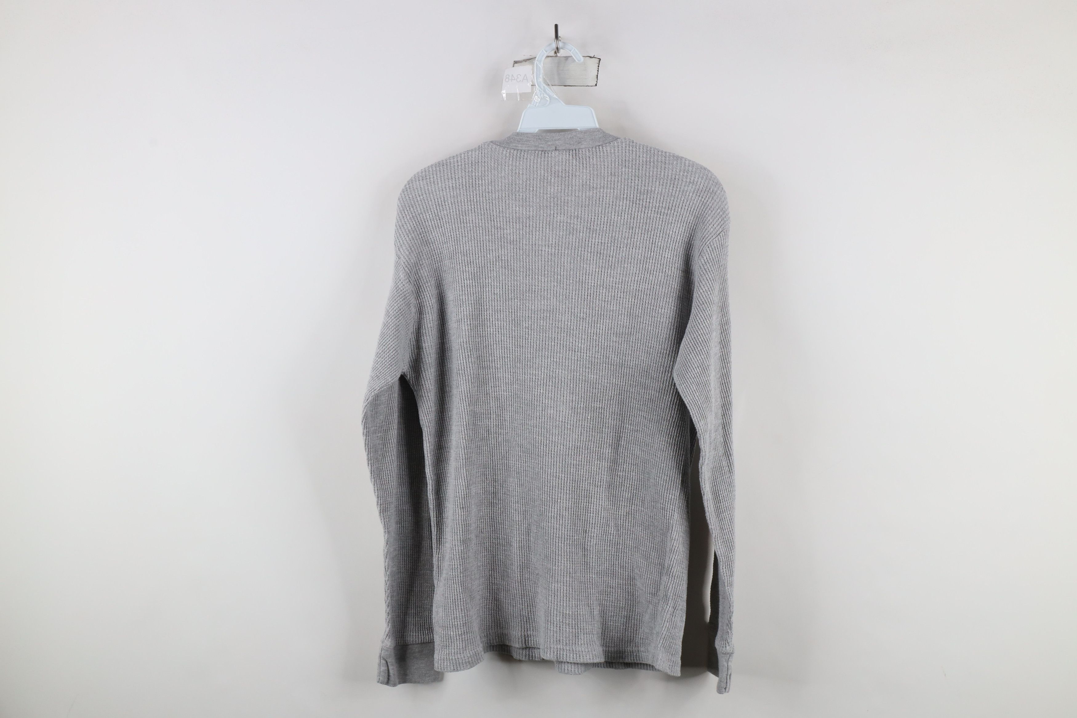 Vintage Vintage 90s University Long Sleeve Thermal Waffle T-Shirt Size US M / EU 48-50 / 2 - 8 Thumbnail
