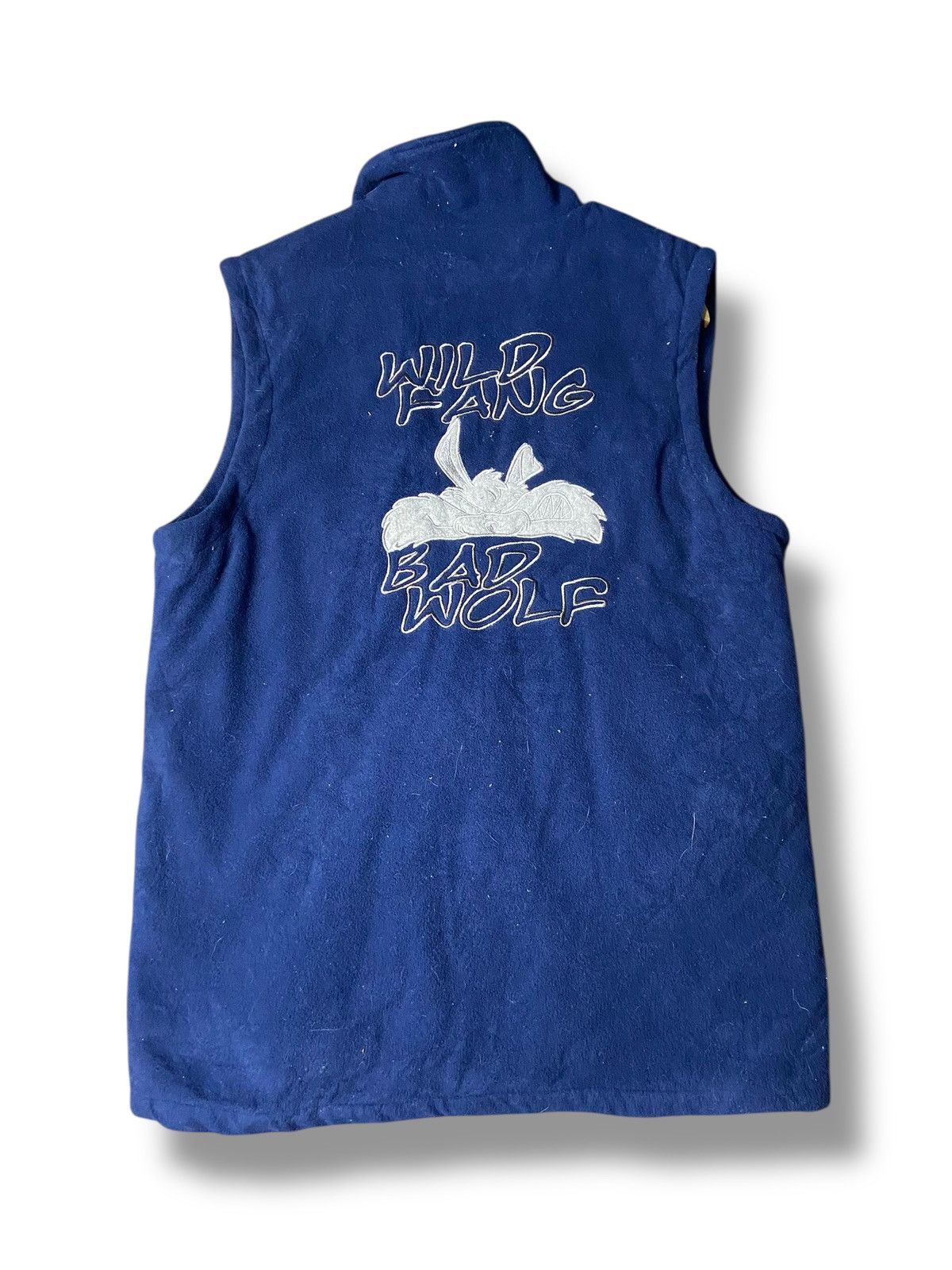 Wildfang Wild Fang + Bad Wolf Fleece Button Vest (166) Size US L / EU 52-54 / 3 - 4 Thumbnail