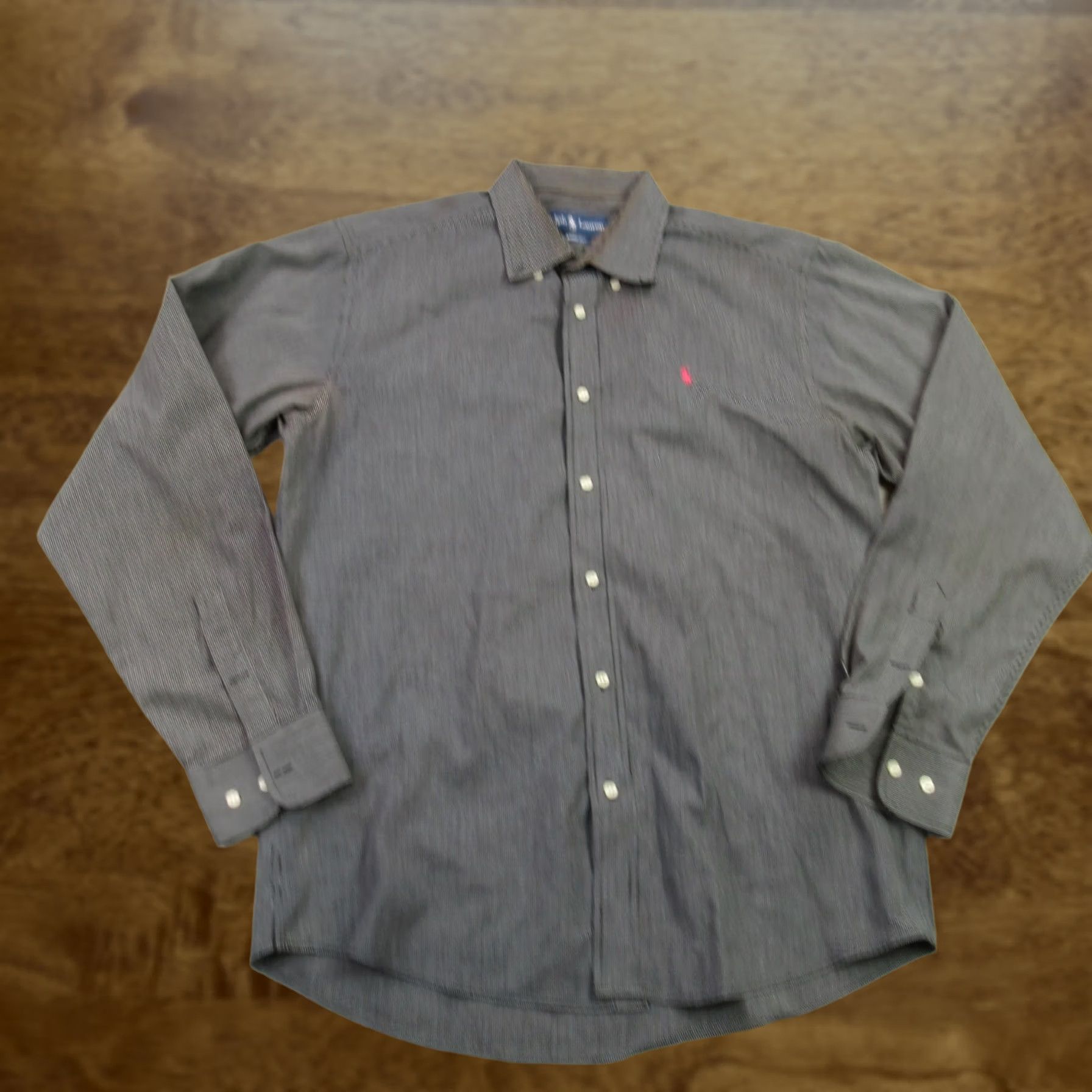 Polo Ralph Lauren Polo Ralph Lauren Shirt Mens XL Long Sleeve Stripes Lightweight Cotton Button-Down Collared Knit Size US XL / EU 56 / 4 - 1 Thumbnail