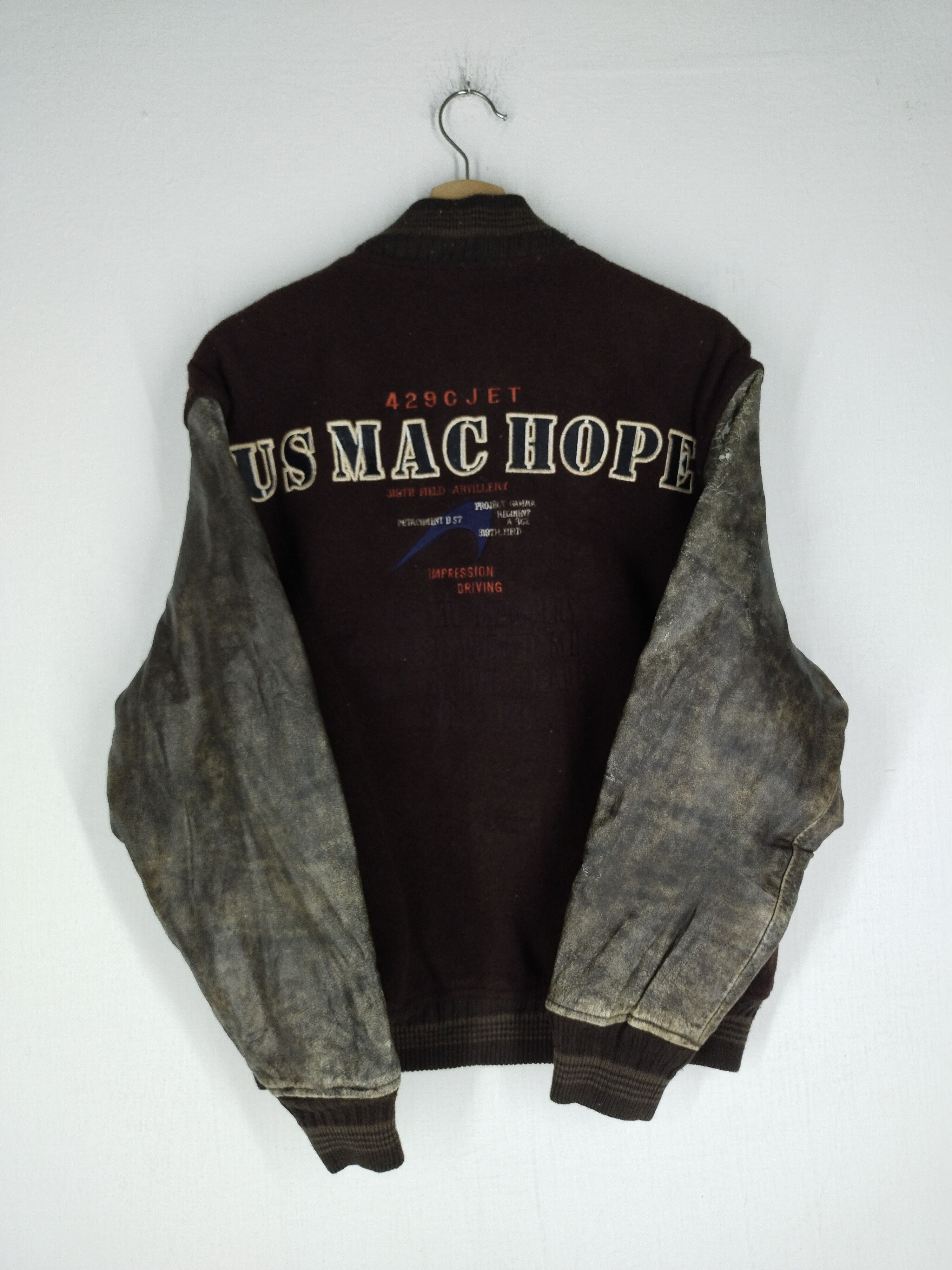Vintage Vtg US Mac Hope Varsity Jacket Size US L / EU 52-54 / 3 - 13 Thumbnail