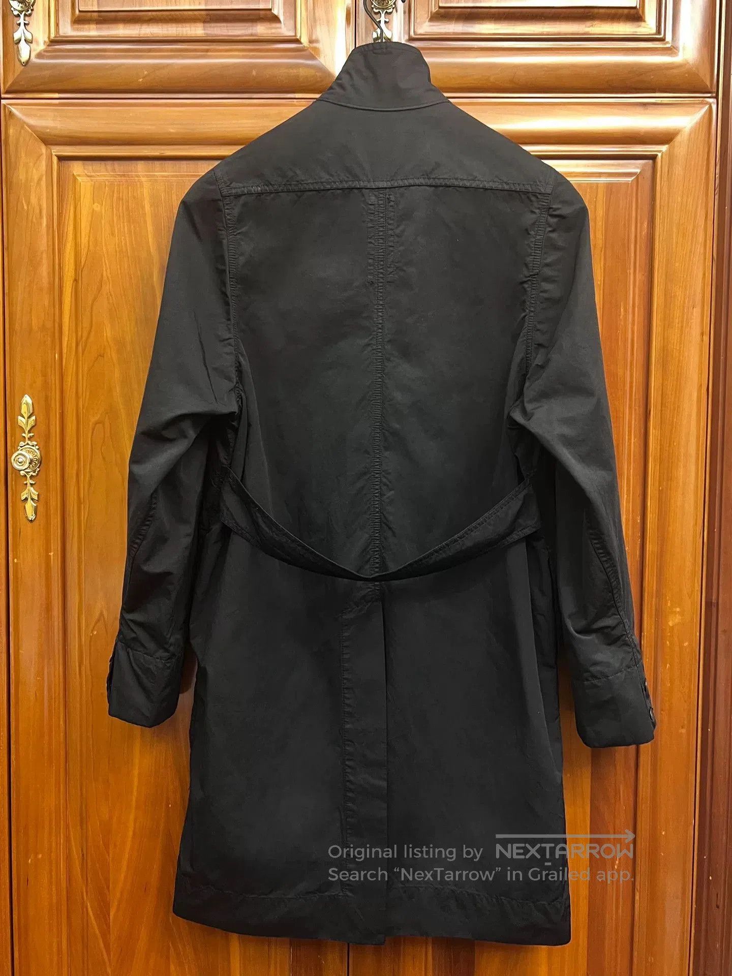 Rick Owens Rick Owens Black Nylon Coat. Size US S / EU 44-46 / 1 - 4 Thumbnail