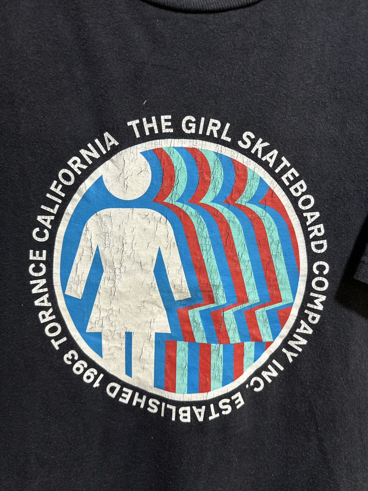 Girl Skateboards Vintage Girl Skateboard Faded Usa Tee Size US L / EU 52-54 / 3 - 2 Thumbnail
