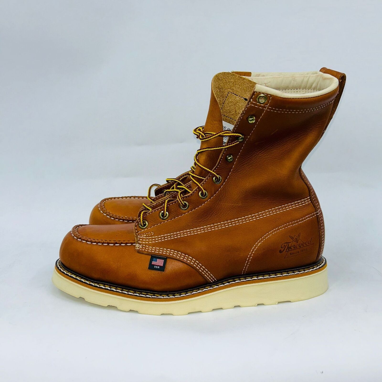 Merrell THOROGOOD MEN'S 8″WEDGE MOC SAFETY TOE BOOTS SIZE 11D Size US 11 / EU 44 - 4 Thumbnail