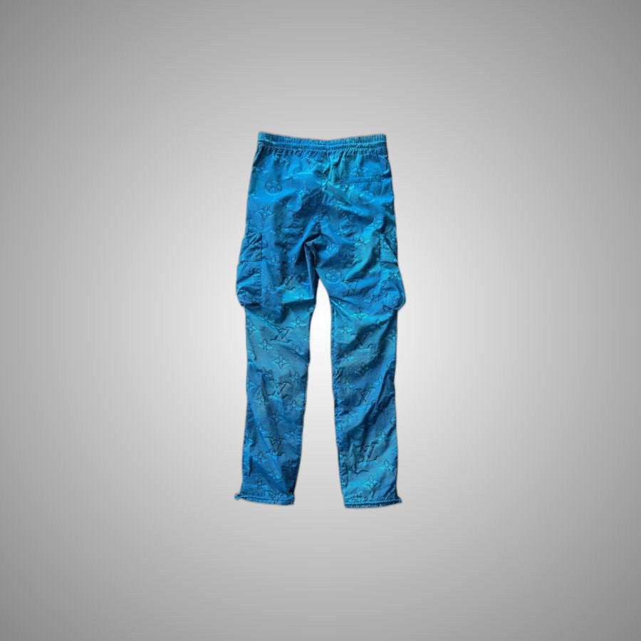 Louis Vuitton Louis Vuitton Blue 2054 Monogram Cargo Pants Size US 30 / EU 46 - 1 Thumbnail