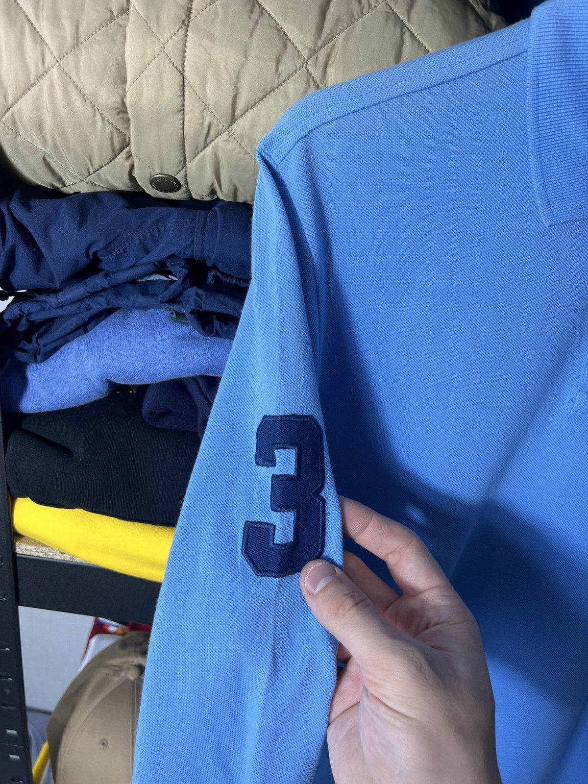 Polo Ralph Lauren 🔥 Polo Ralph Lauren Big Pony Rugby Longsleeve Light Blue Size US XL / EU 56 / 4 - 4 Thumbnail