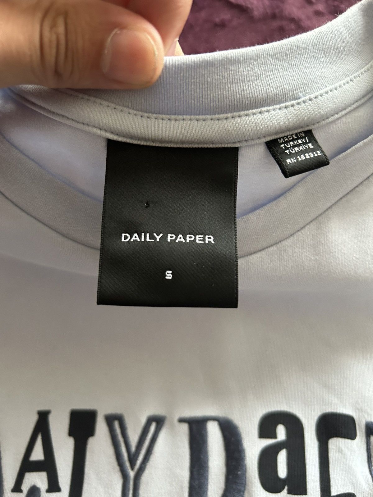 Daily Paper × Designer Daily Paper United Type Boxy Shirt Blue Embroidered Sz S Size US S / EU 44-46 / 1 - 4 Thumbnail