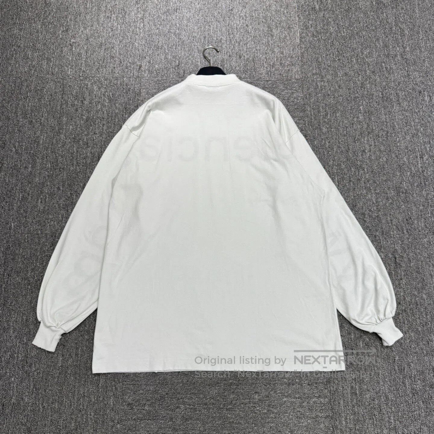 Balenciaga Balenciaga Embroidered letter long-sleeve shirt| Size US S / EU 44-46 / 1 - 2 Thumbnail