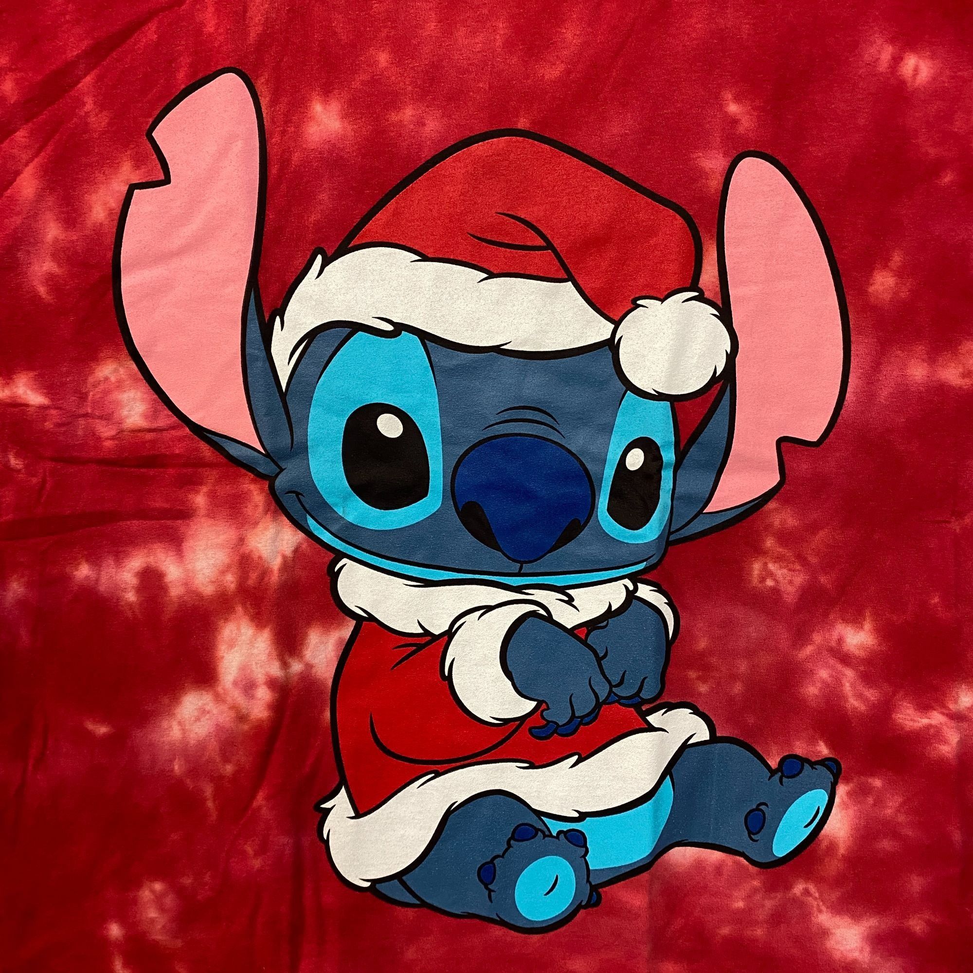 Disney Disney Lilo & Stitch Christmas Santa Clause Stitch Tie Dye T Size US XXL / EU 58 / 5 - 2 Thumbnail