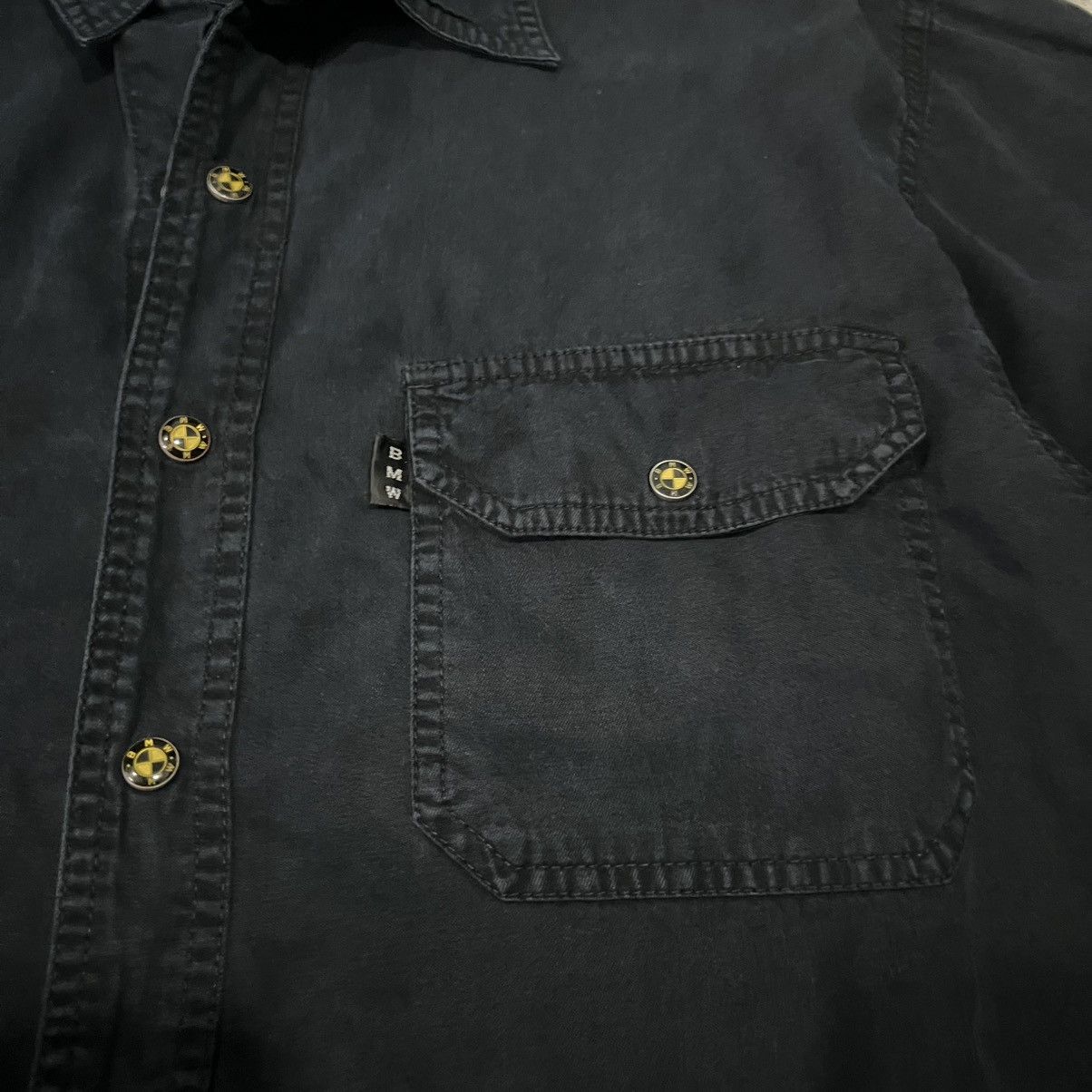 BMW Vintage BMW Pin Workwear Shirt Size US L / EU 52-54 / 3 - 3 Thumbnail