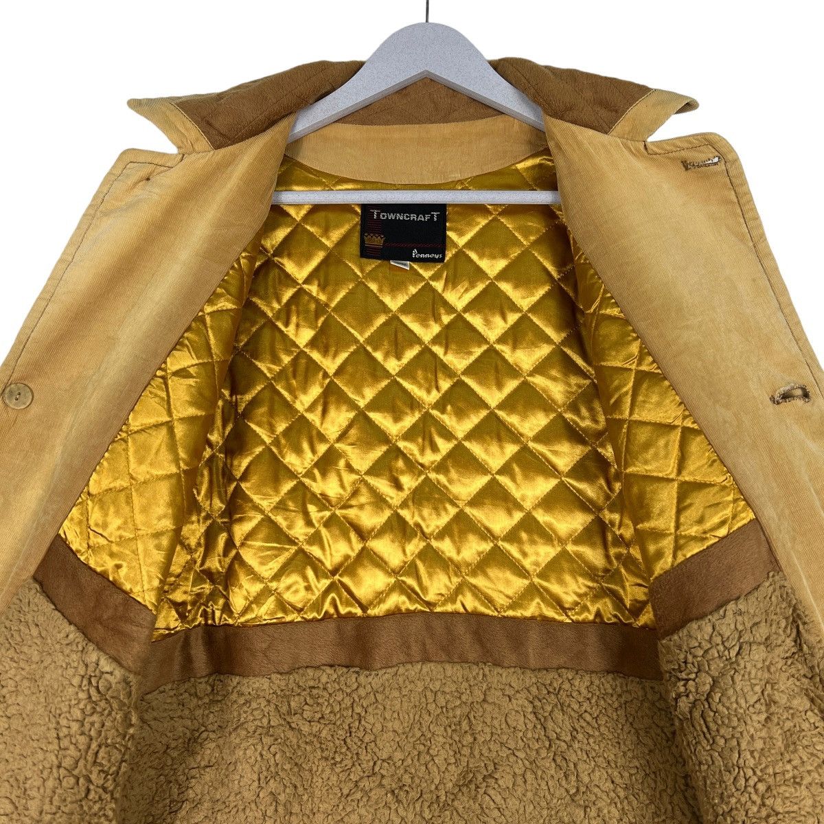JCPenney 🔥 VINTAGE SUN FADED TOWNCRAFT BY PENNYS CORDUROY JACKET Size US L / EU 52-54 / 3 - 12 Thumbnail