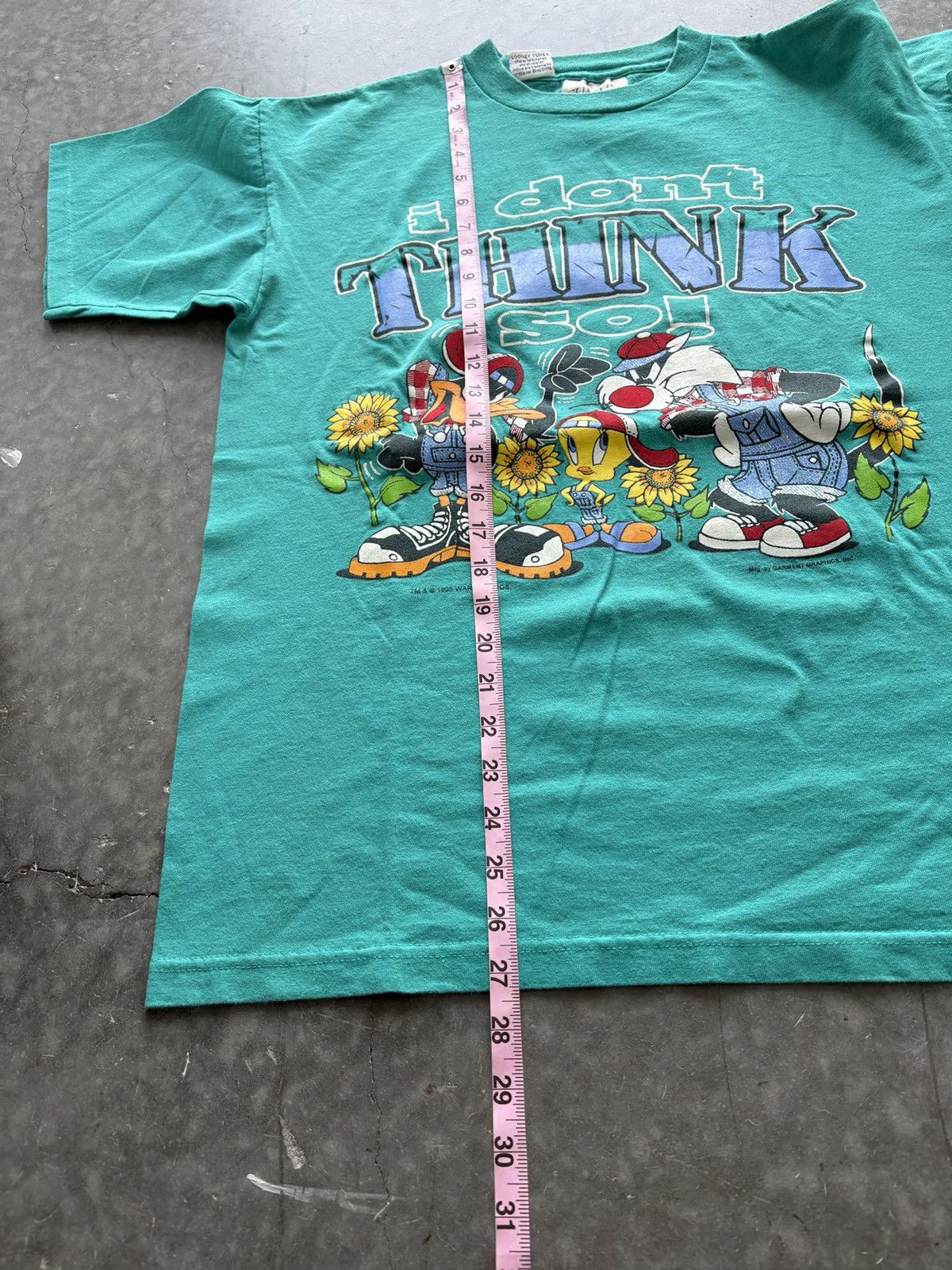 Warner Bros Vintage 90s Looney Tunes Graphic Tee Size US L / EU 52-54 / 3 - 8 Thumbnail