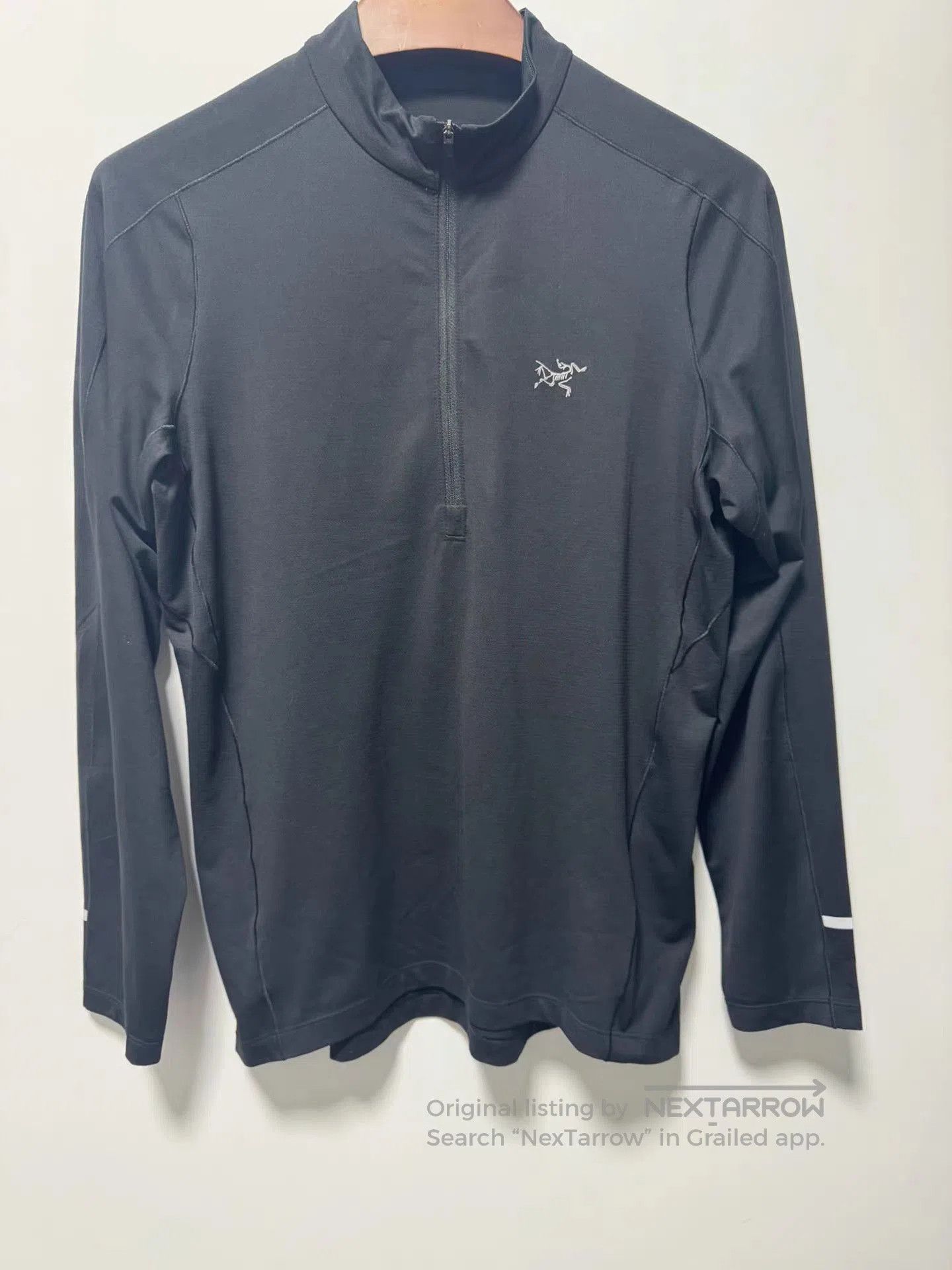 Arc'teryx Black Half-Zip Long Sleeve Shirt. Size US S / EU 44-46 / 1 - 1 Thumbnail
