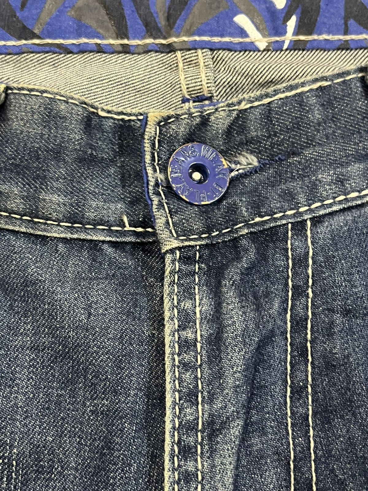 14th Addiction Vintage Jeans Distressed Denim Size US 34 / EU 50 - 8 Thumbnail