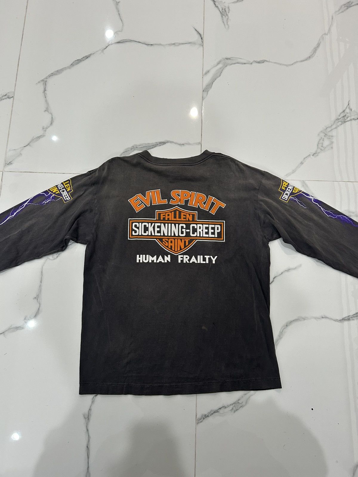 Saint Michael Saint Michael Burning Afterlife Long Sleeve Tee Size US M / EU 48-50 / 2 - 2 Thumbnail