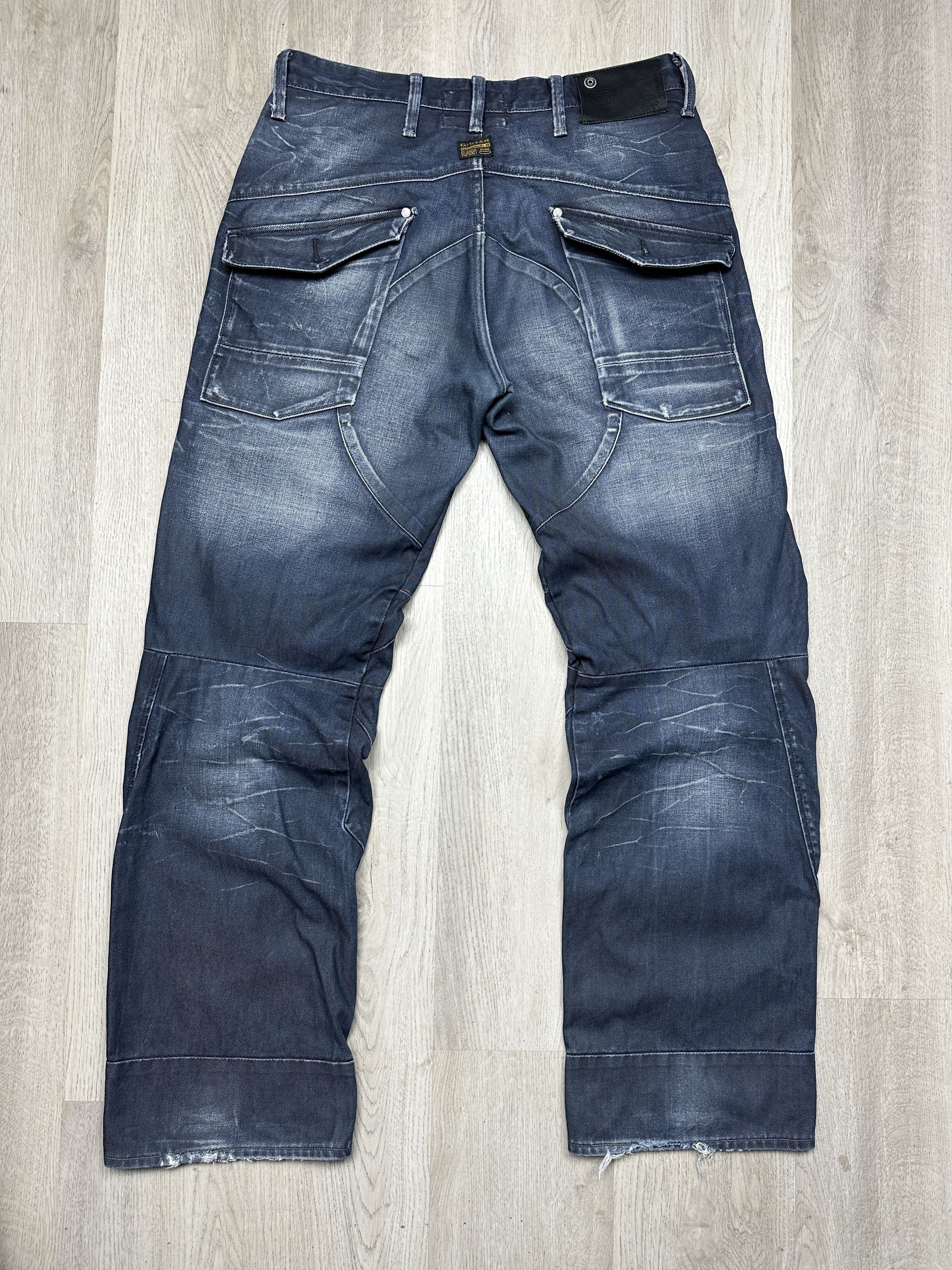 G-Star G Star Raw Scuba 5620 Loose Denim Double Knee Pants Jeans Size US 33 - 7 Thumbnail