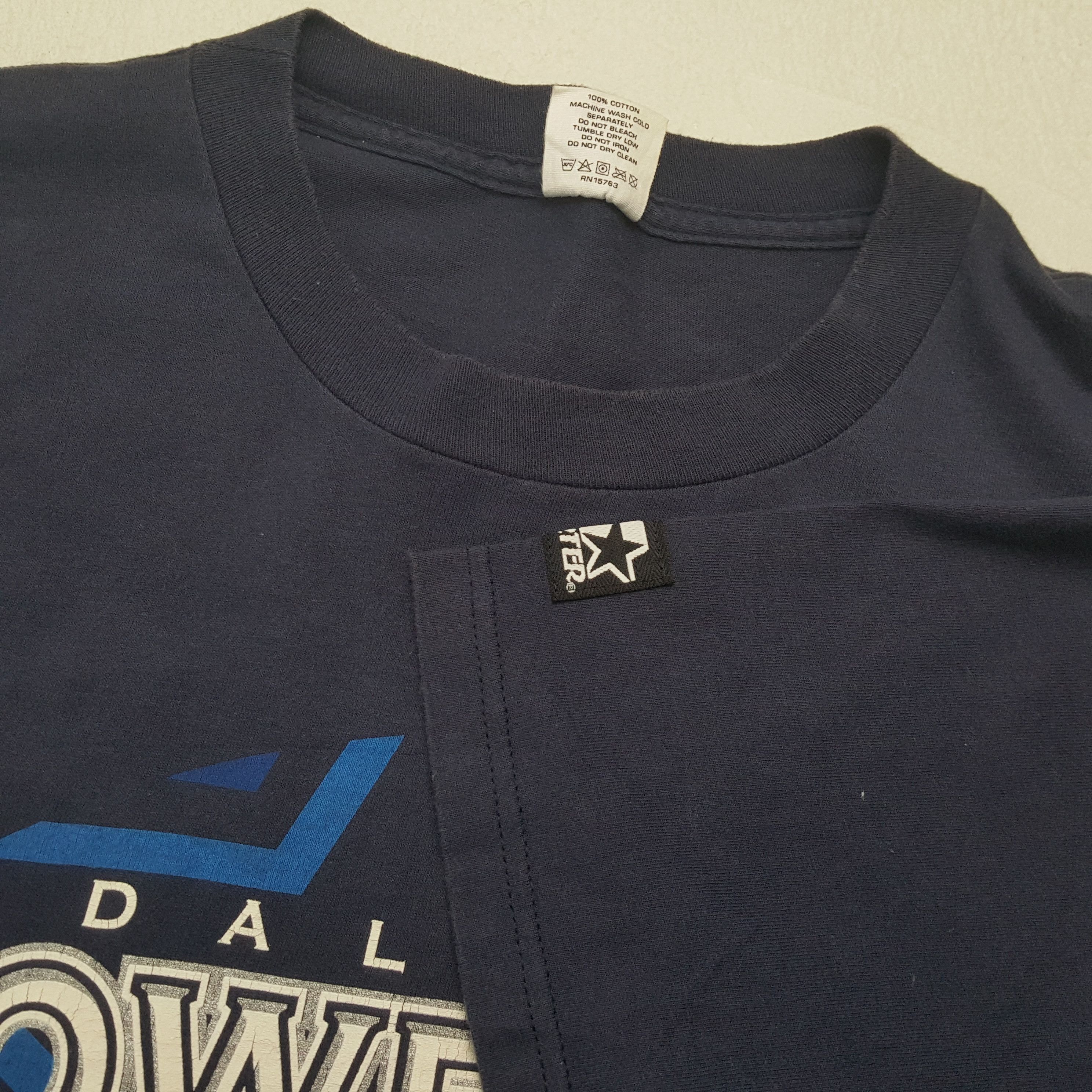 NFL × Vintage DALLAS COWBOYS American Football Team NFL Tshirt Size US L / EU 52-54 / 3 - 6 Thumbnail