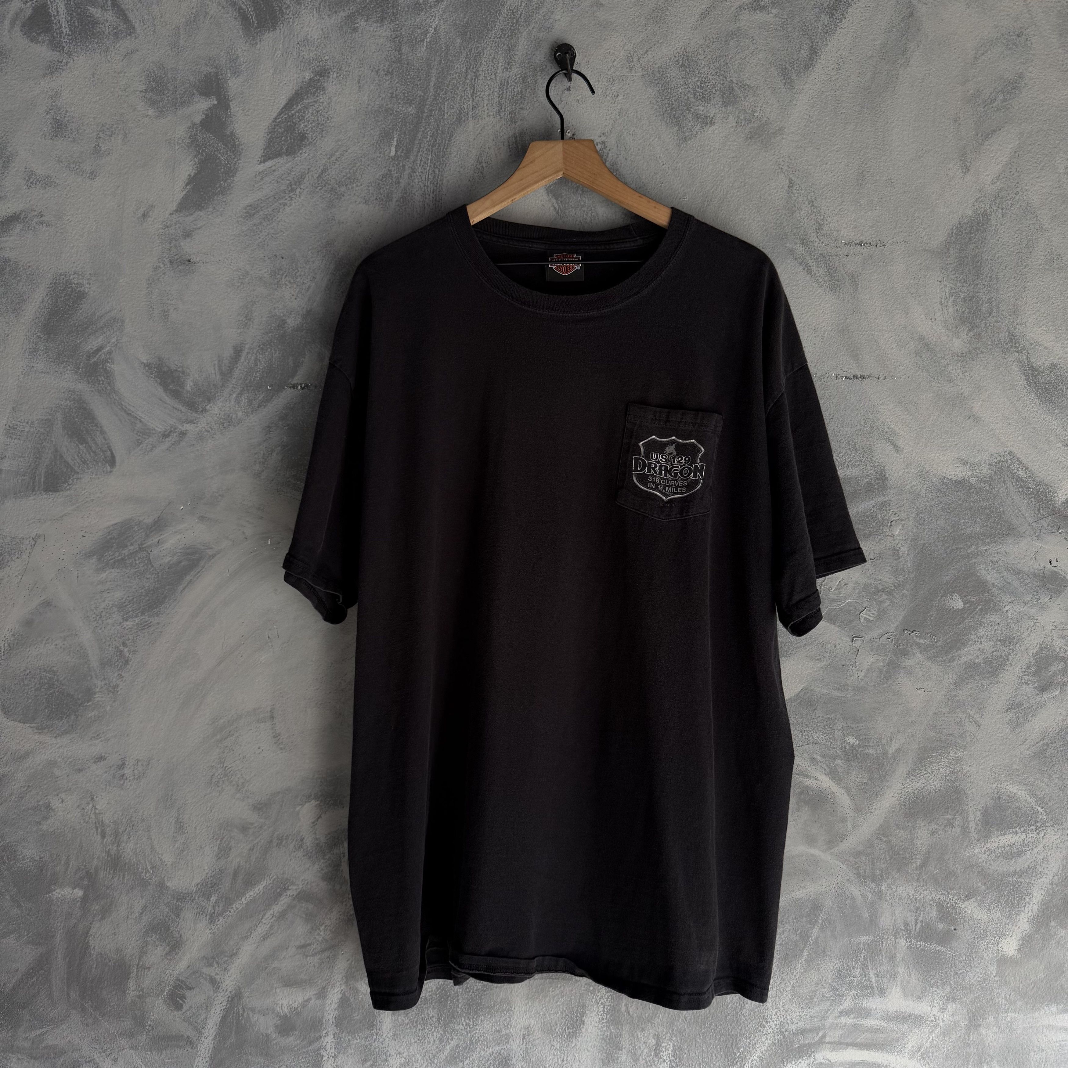 Harley Davidson Vtg Harley Davidson T Shirt Mens 2XL US 129 Dragon Bike Size US XXL / EU 58 / 5 - 1 Thumbnail