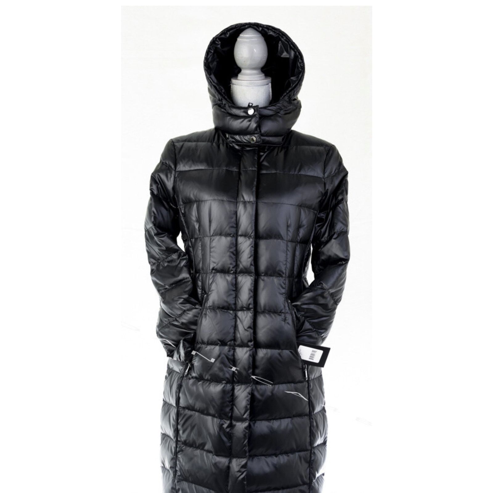 DKNY DKNY Women's Quilted Hooded Down Coat Puffer Size L / US 10 / IT 46 - 1 Thumbnail
