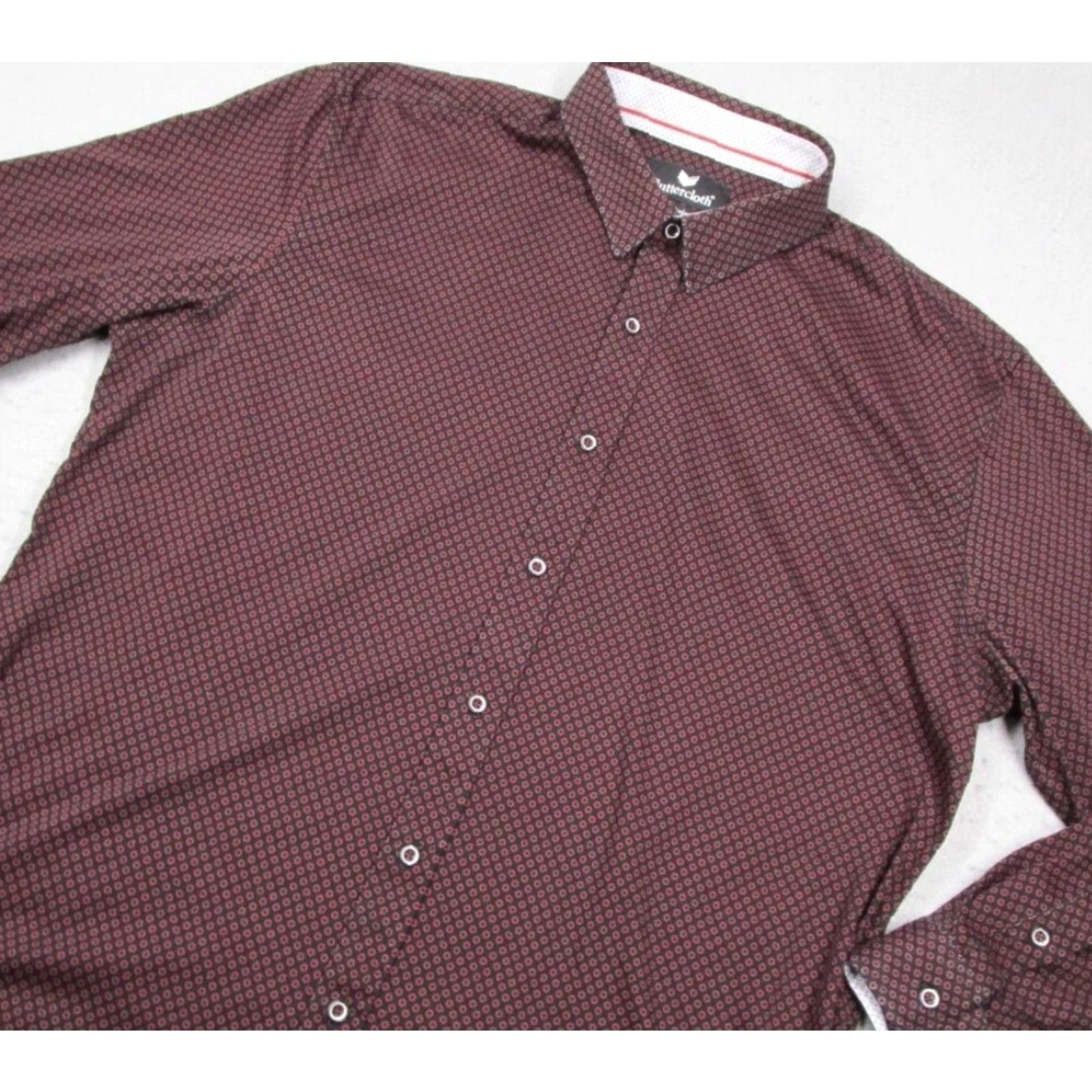 Vintage VINTAGE Buttercloth Shirt Mens 2XL Long Sleeve Button Up Casual Business City Designer Workwear Size US XXL / EU 58 / 5 - 2 Thumbnail