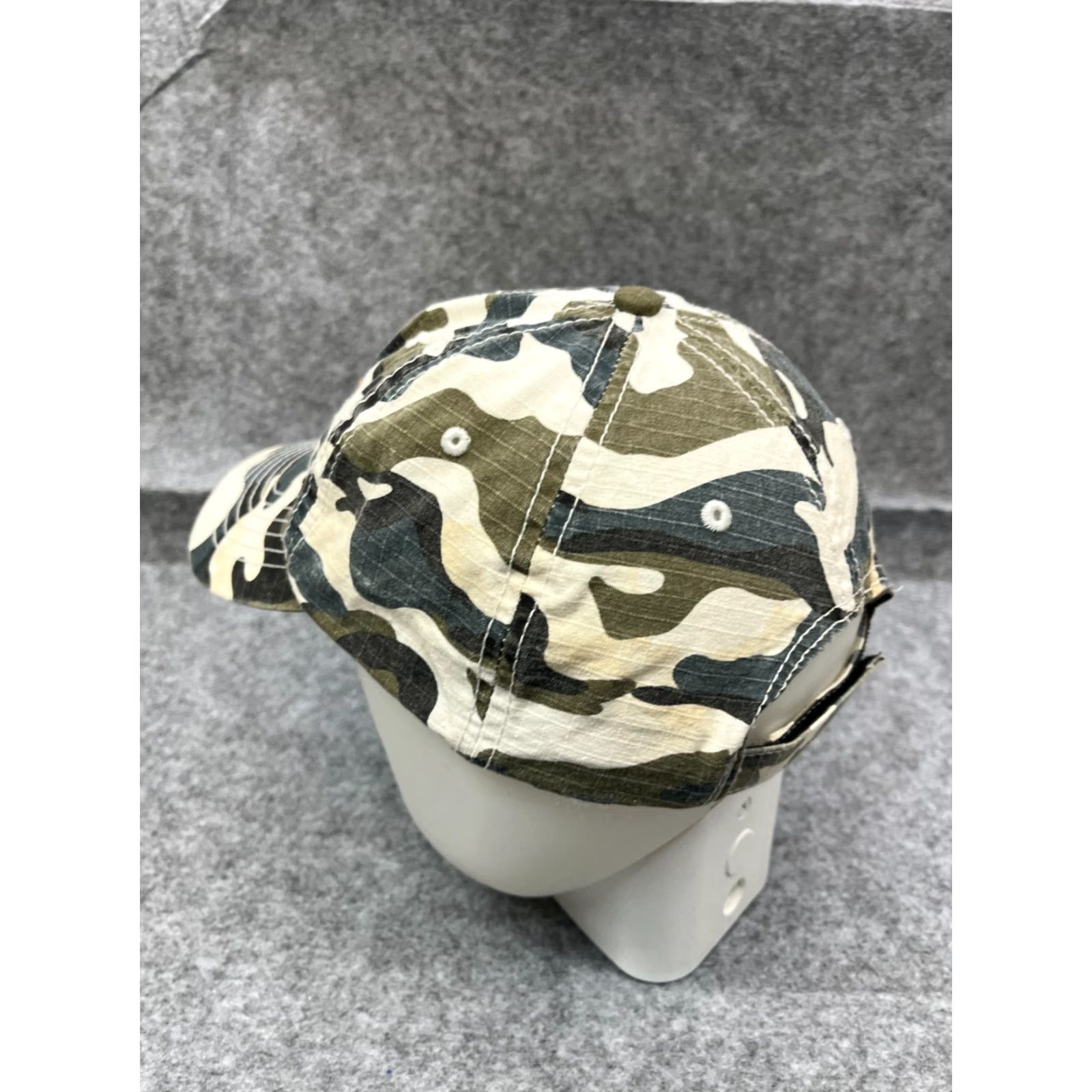 Express Standard Express Hat Cap Adjustable One Size Blue Camo 100% Cotton Baseball Cap Mens Str aight Size ONE SIZE - 5 Thumbnail