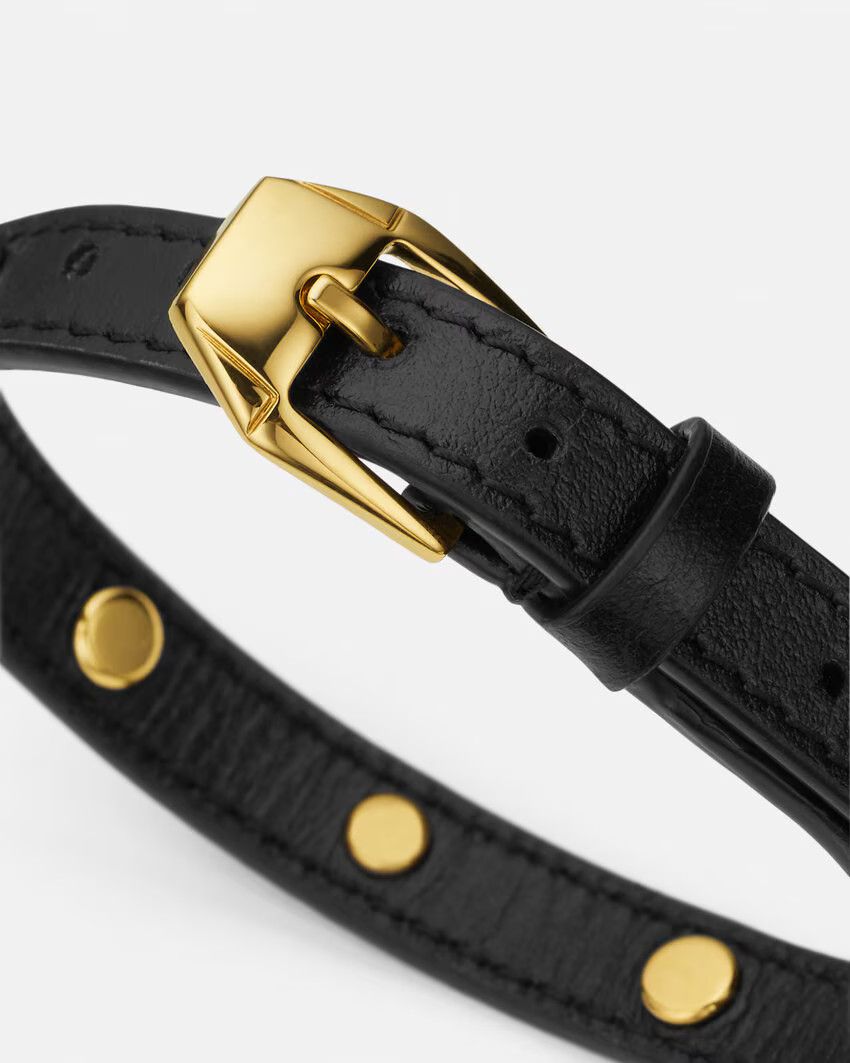 Versace o1s22i1n0125 Size: OS / Leather Bracelet in Black Size ONE SIZE - 2 Thumbnail