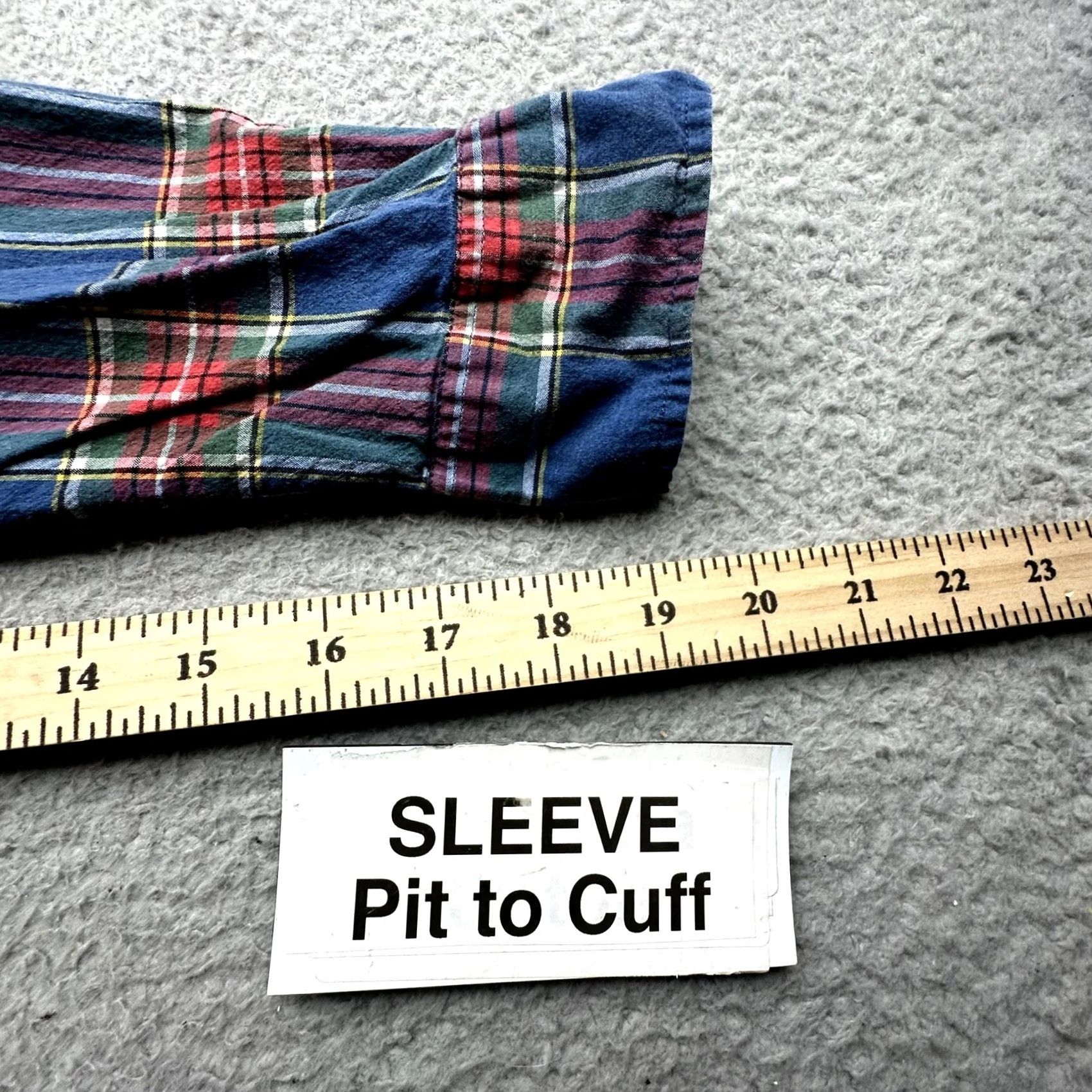 J.Crew J.CREW Shirt Mens Medium Long Sleeve Plaid Button-Down Pocket Cotton Secret Wash Stretch Red Blue Size US M / EU 48-50 / 2 - 6 Thumbnail